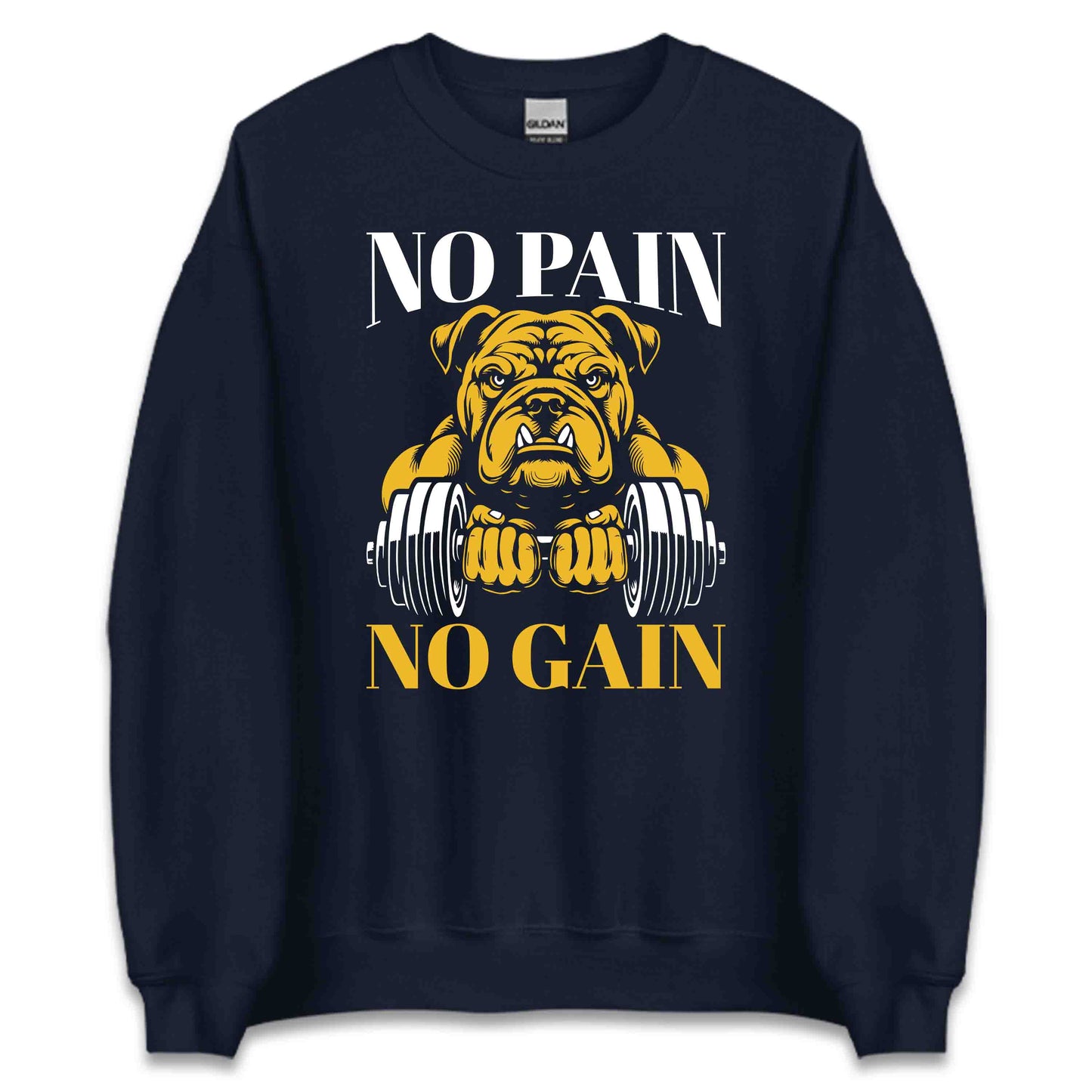 Fitness Bulldog Gym No Pain No Gain | PRODUCT CODE: FTNBLDGOYMAP