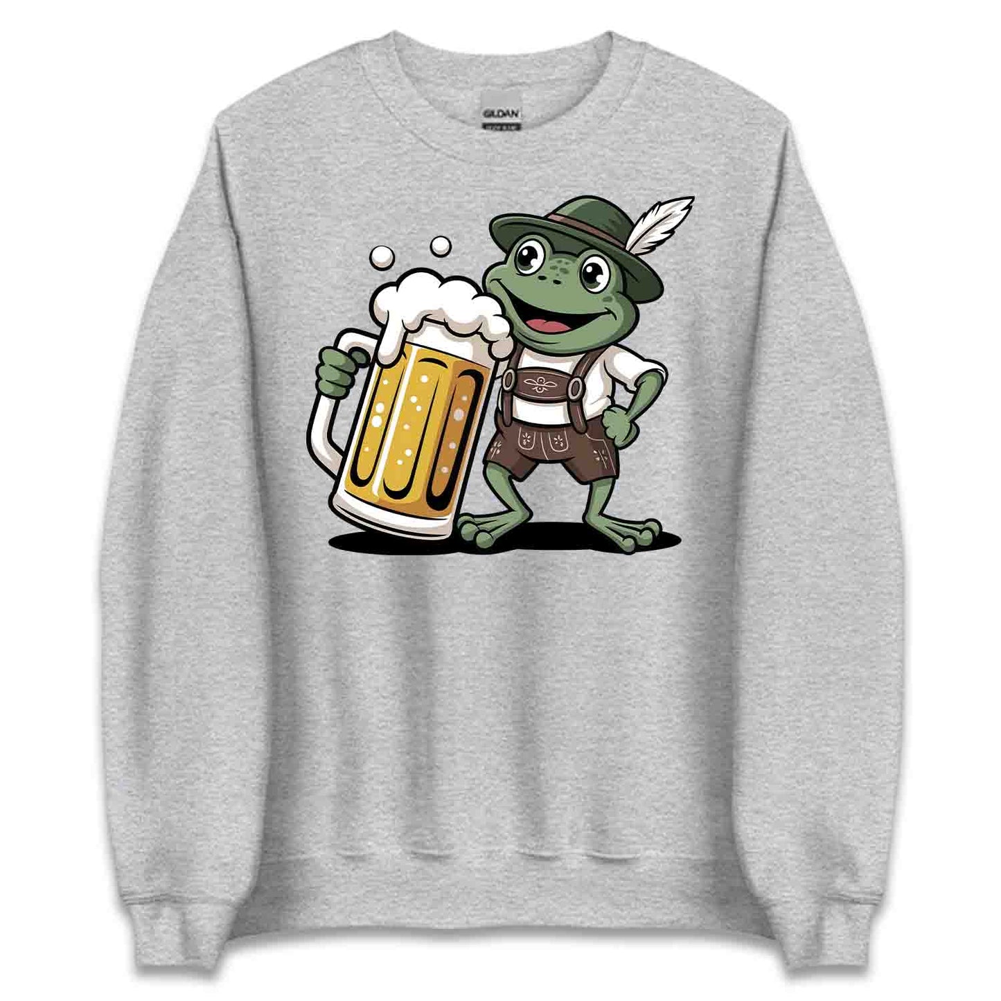 Hoppy Oktoberfest Frog T-Shirt, Cute Lederhosen Beer Mug Tee, Bavarian Drinking Shirt, Festival & Beer Lovers Top | PRODUCT CODE: FVCXGDUTR
