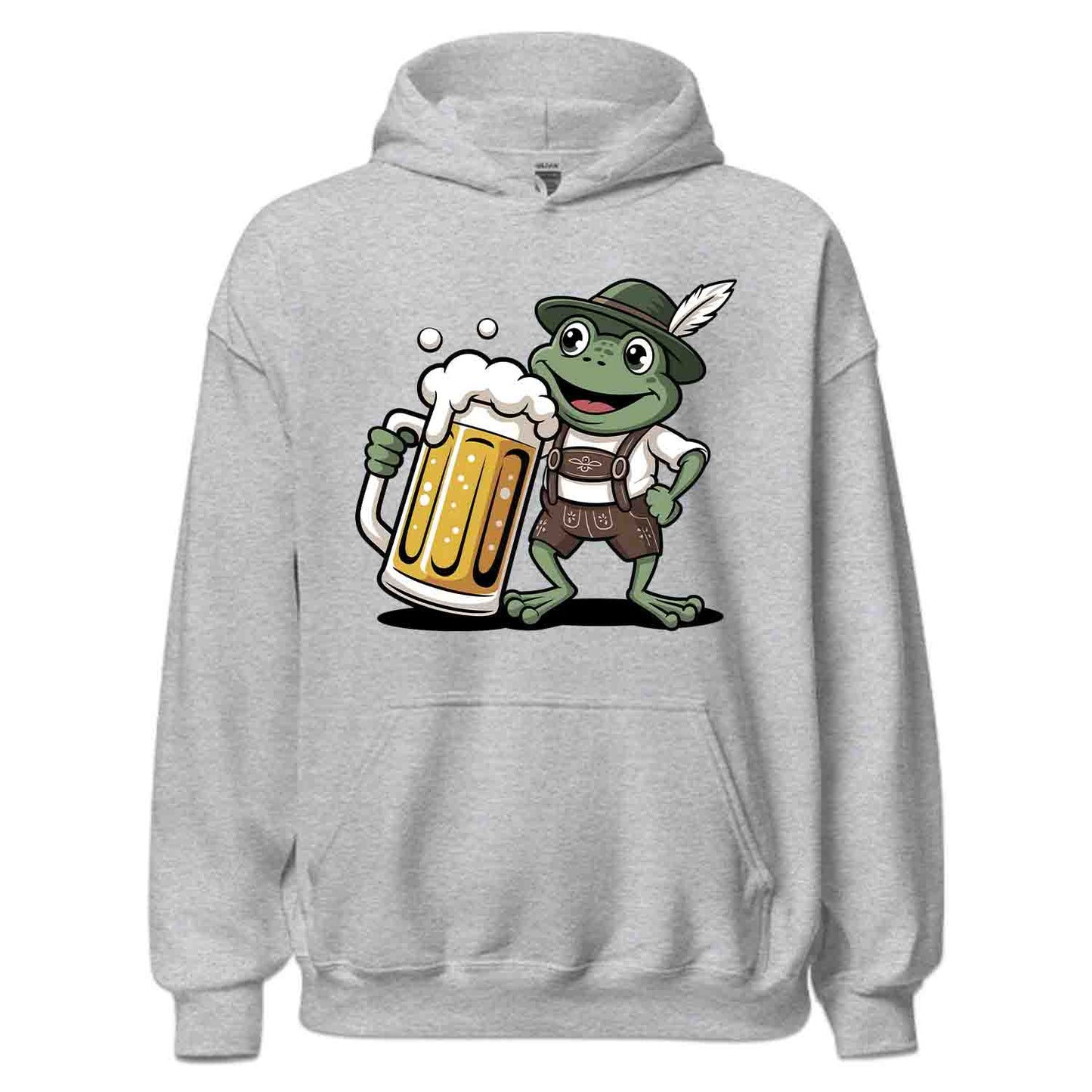 Hoppy Oktoberfest Frog T-Shirt, Cute Lederhosen Beer Mug Tee, Bavarian Drinking Shirt, Festival & Beer Lovers Top | PRODUCT CODE: FVCXGDUTR