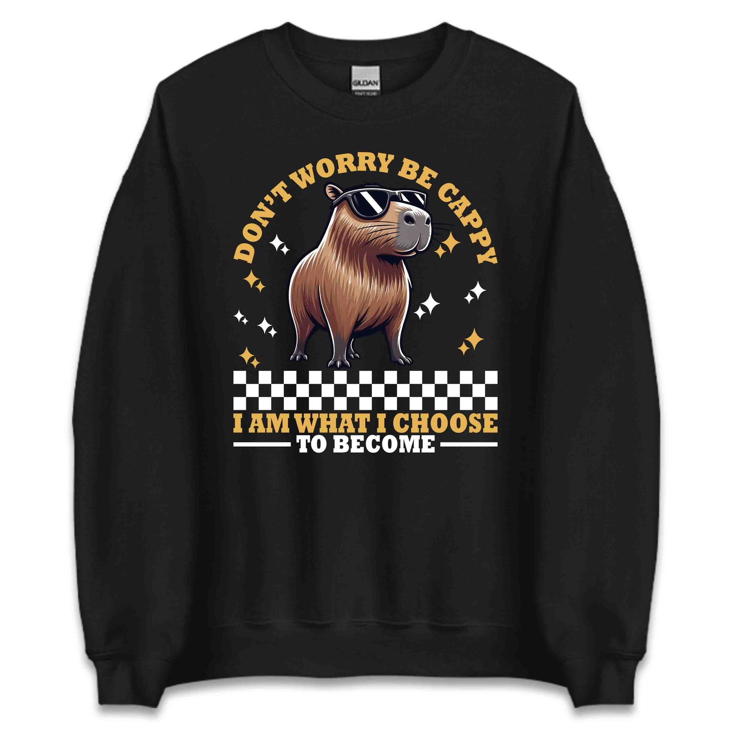 Funny Capybara Don't Worry Be Cappy Cool Rodents Sunglasses Animal | PRODUCT CODE: FYCBARDNOTSV