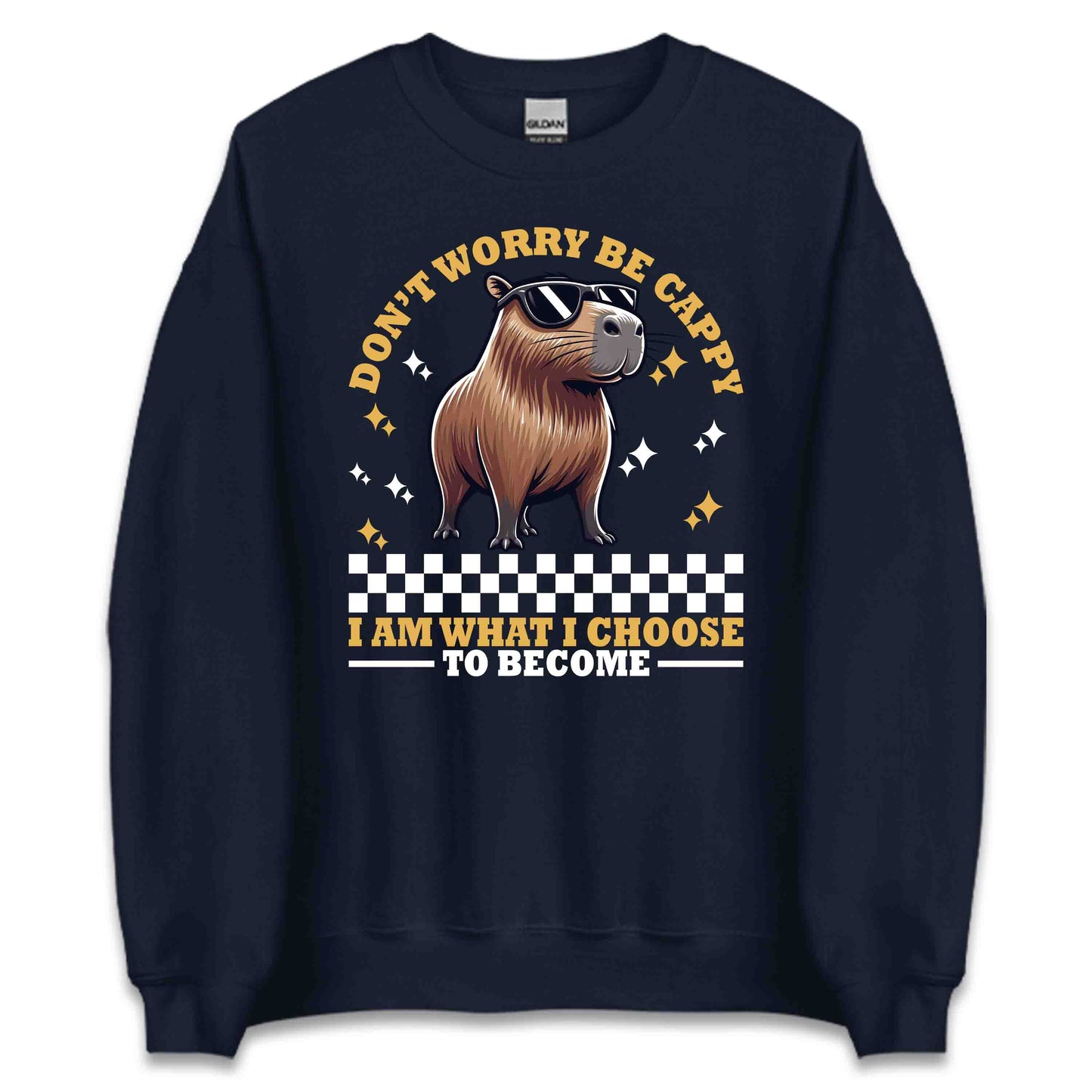 Funny Capybara Don't Worry Be Cappy Cool Rodents Sunglasses Animal | PRODUCT CODE: FYCBARDNOTSV