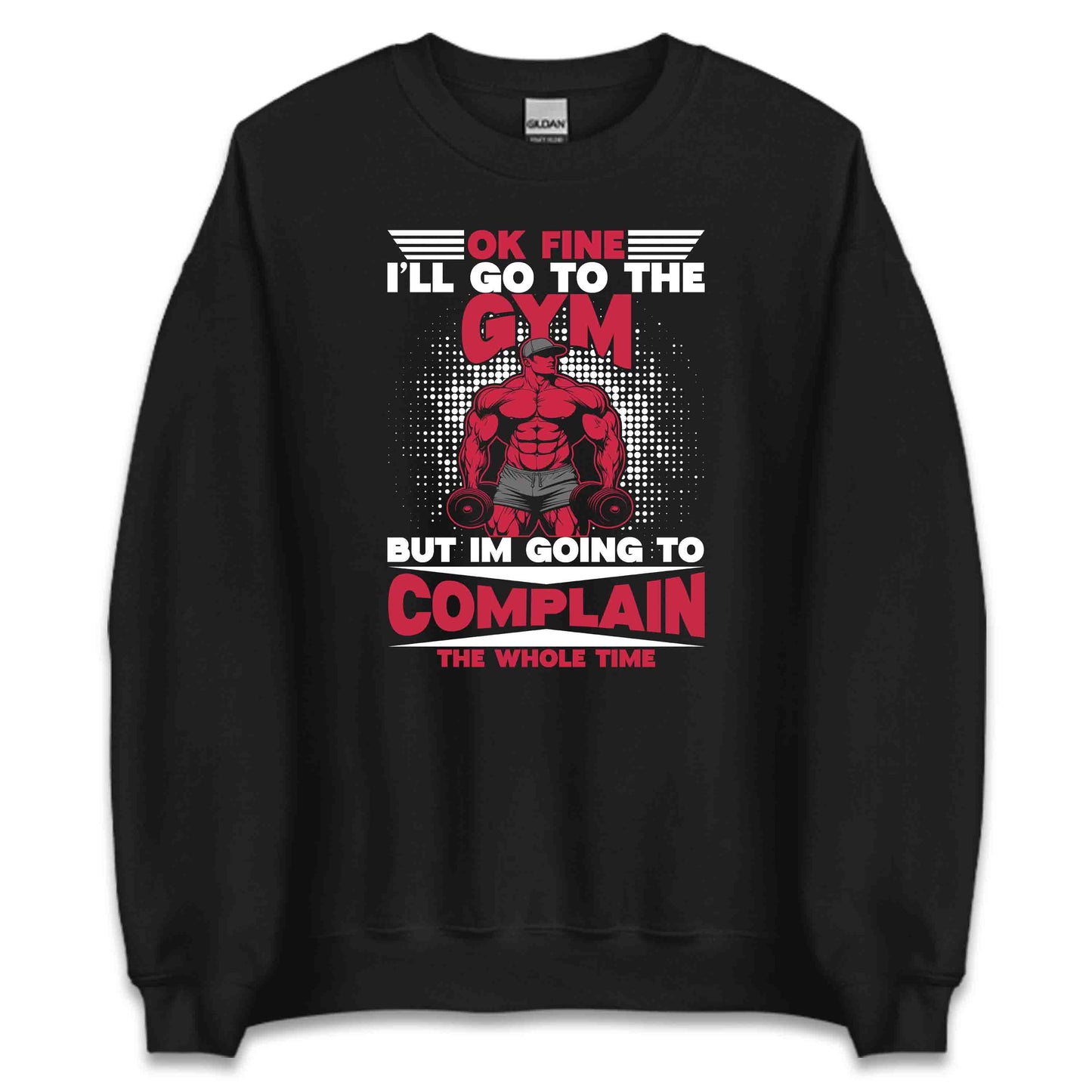 Funny Gym Workout Reluctant Fitness Lovers Comical Gym Quote | PRODUCT CODE: FYNGMWKROCQU
