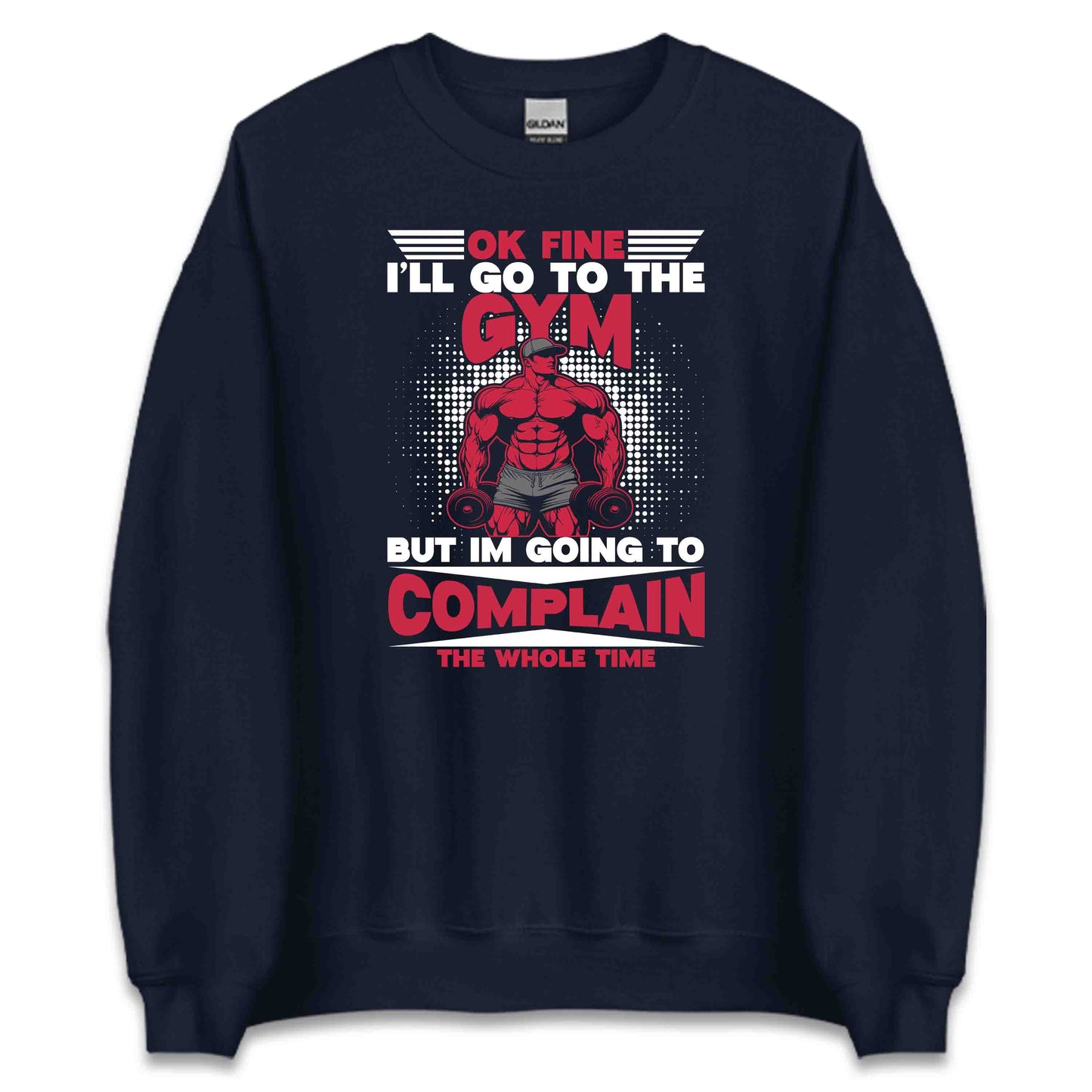 Funny Gym Workout Reluctant Fitness Lovers Comical Gym Quote | PRODUCT CODE: FYNGMWKROCQU