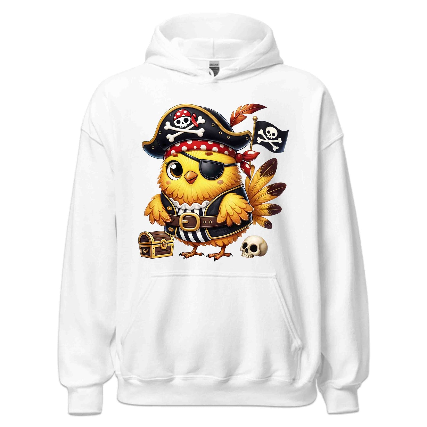 Funny Pirate Chicken Cute Chick Captain Nautical Adventure | PRODUCT CODE: FYNPRTCHUADV