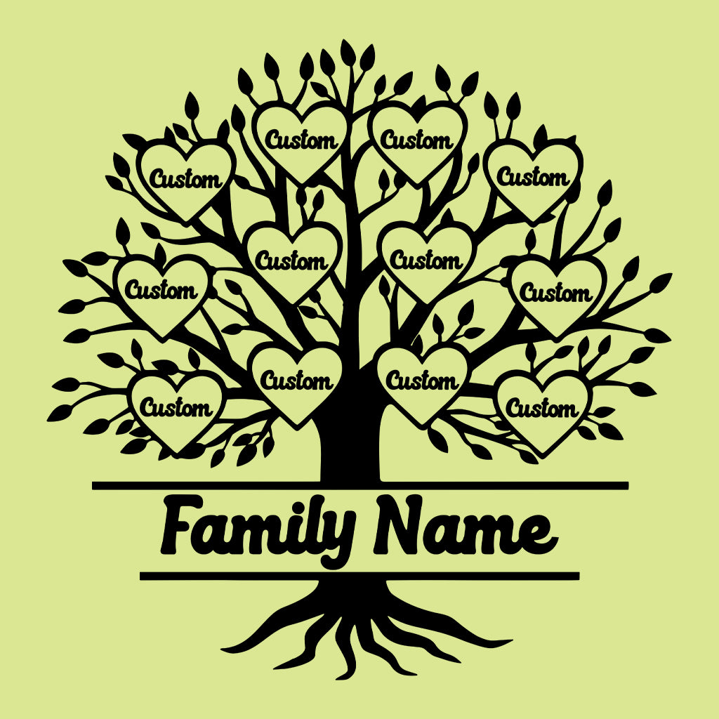 Personalized Genealogy Family Tree | PRODUCT CODE: GENFMLTRH