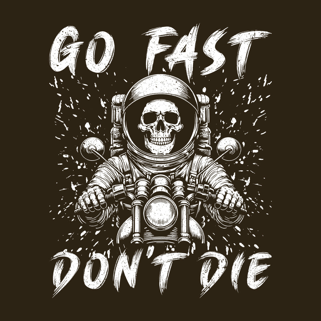 Go Fast Don’t Die Skull Motorcycle Fearless Riders | PRODUCT CODE: GFSTDSKLMORFE