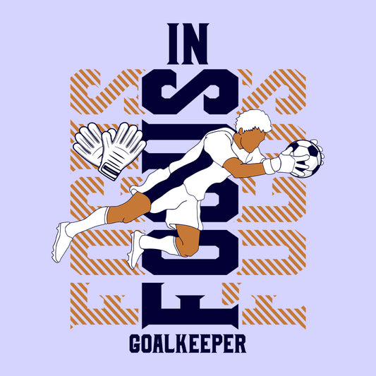 Goalkeeper Soccer Focus Goalkeeper Dive Action Football Player | PRODUCT CODE: GLKPREBAGWQ