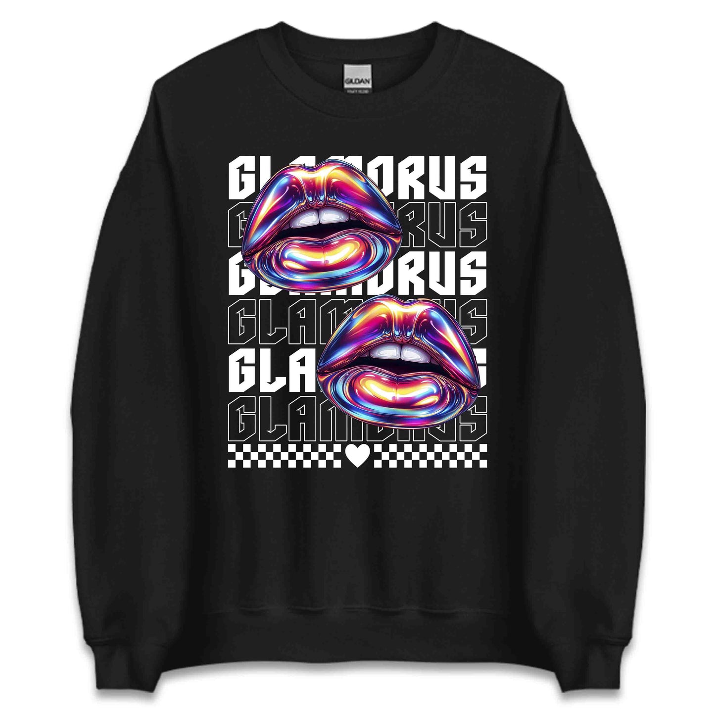 Glamorous Holographic Lips iridescent Lips | PRODUCT CODE: GMLPSHORSBDF