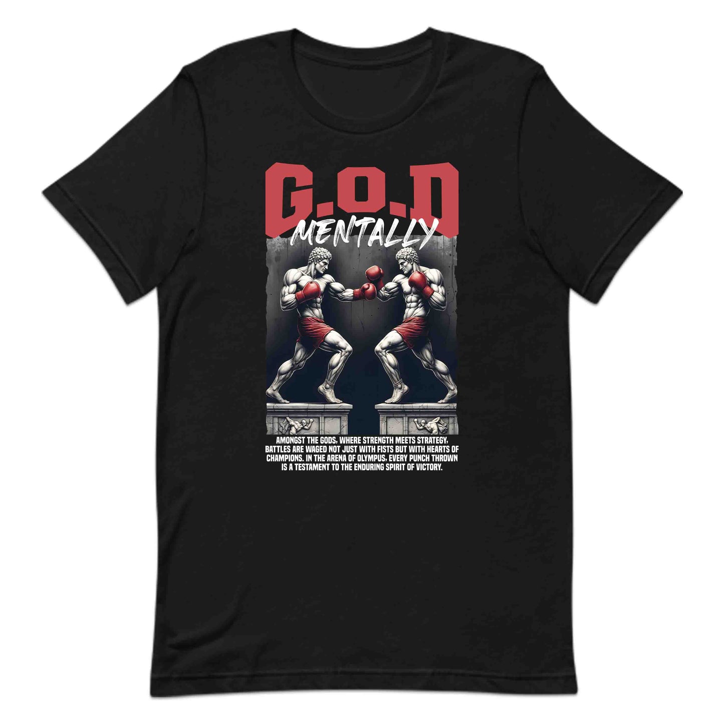GOD Mentally Boxing Divine Warrior Spirit Greek Mythology Inspired | PRODUCT CODE: GMNTFHBXNOEW