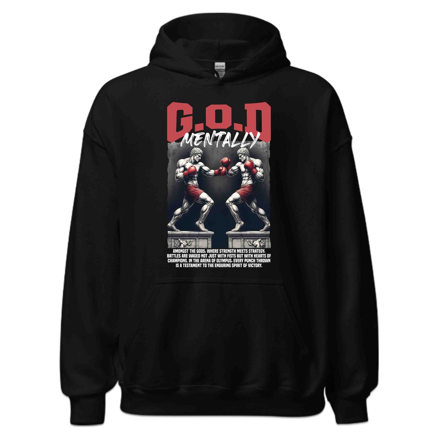 GOD Mentally Boxing Divine Warrior Spirit Greek Mythology Inspired | PRODUCT CODE: GMNTFHBXNOEW