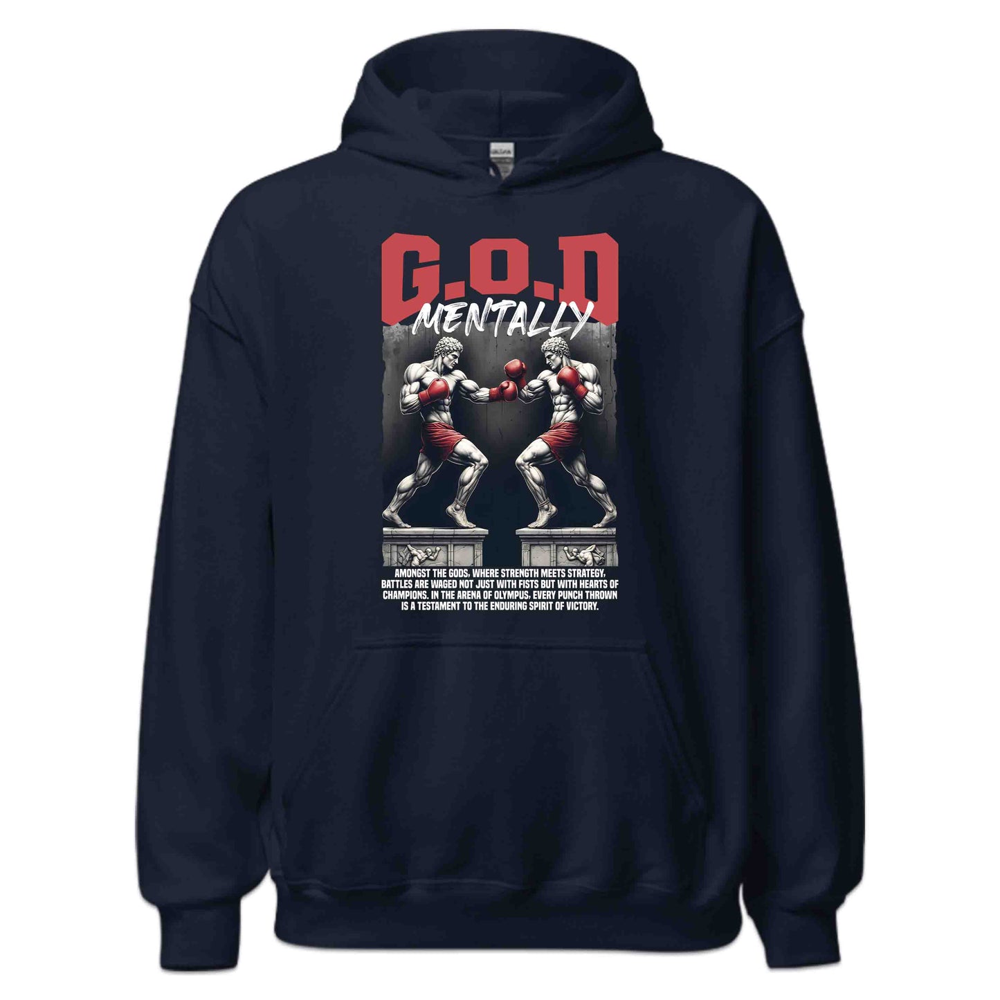 GOD Mentally Boxing Divine Warrior Spirit Greek Mythology Inspired | PRODUCT CODE: GMNTFHBXNOEW
