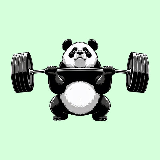 Panda Gym Fitness Panda Weightlifting Exercise Workout | PRODUCT CODE: GMPNDELFT