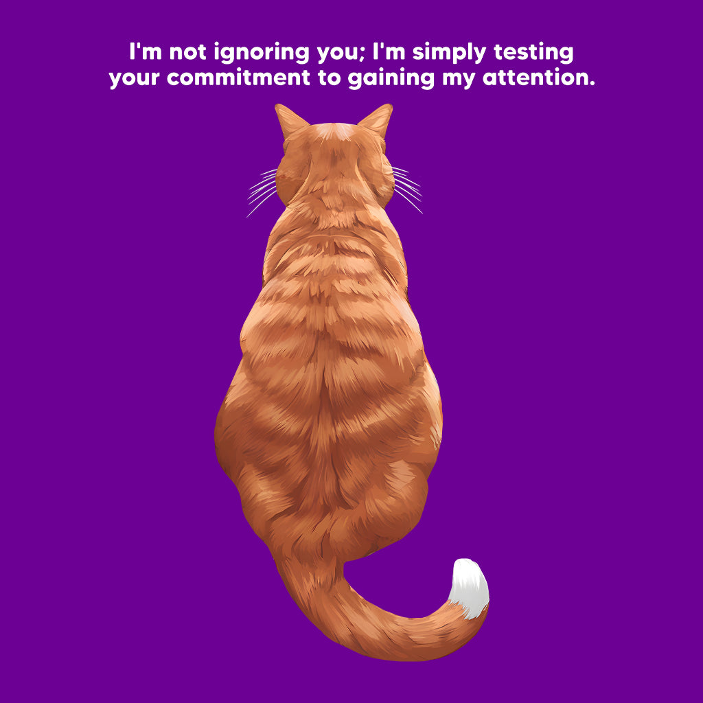 Ginger Cat Sitting Attention Test | PRODUCT CODE: GNCTSANQ