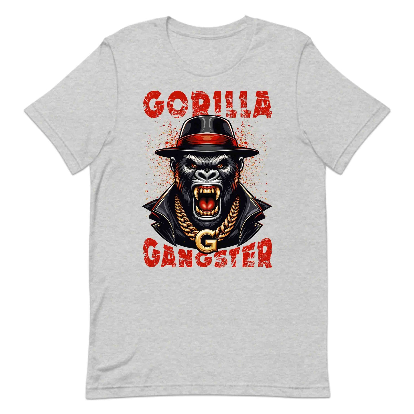 Gangster Gorilla Urban Style and Gold Chain Swag Hip-Hop Inspired | PRODUCT CODE: GNSTREGOUNRB