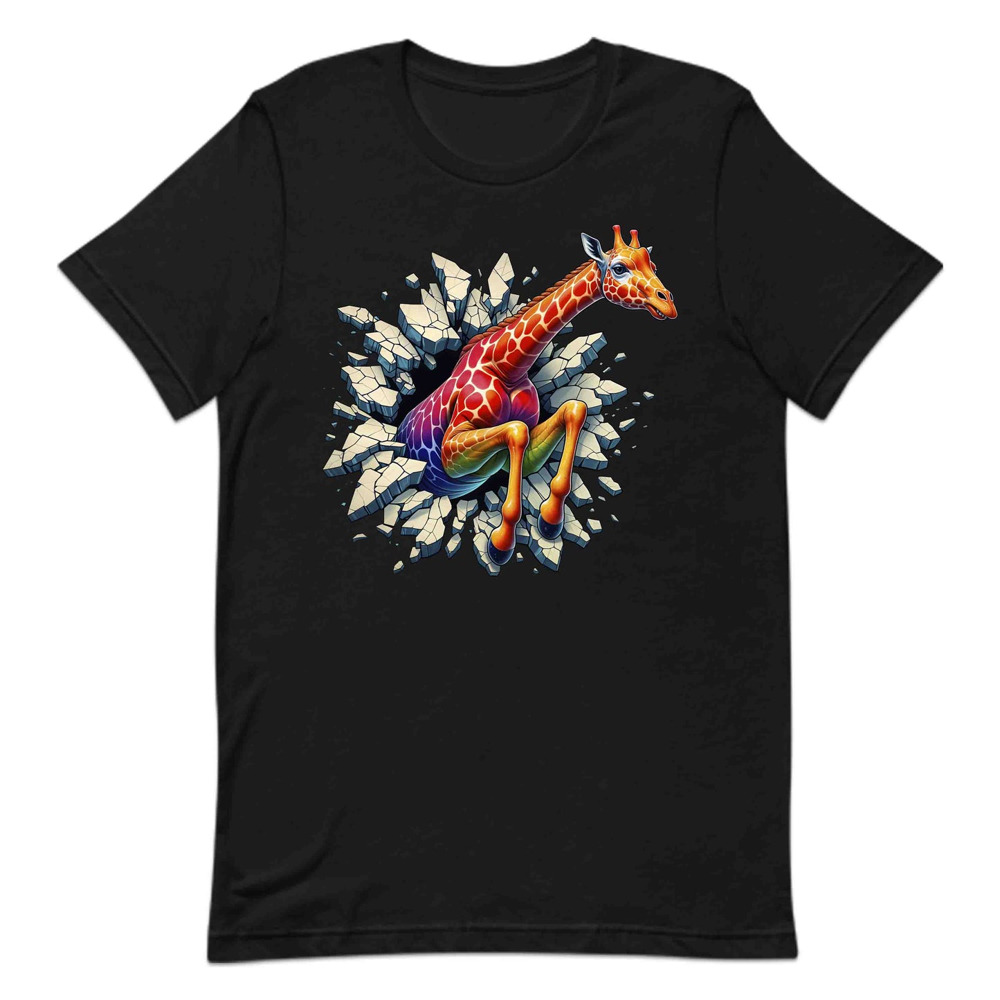Giraffe Breaking Through Wall 3D Realistic Giraffe | PRODUCT CODE: GRFEIBRKWLD