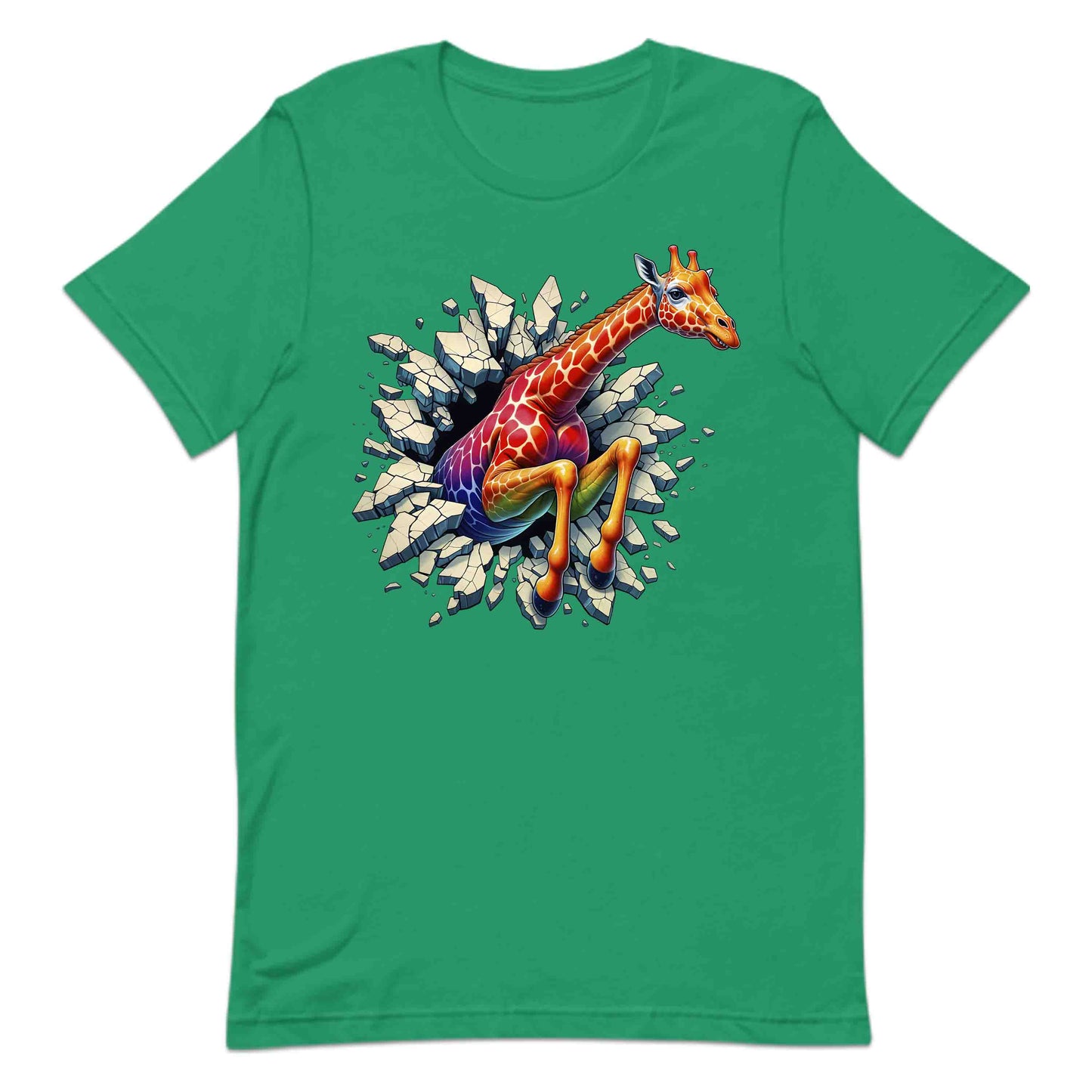 Giraffe Breaking Through Wall 3D Realistic Giraffe | PRODUCT CODE: GRFEIBRKWLD