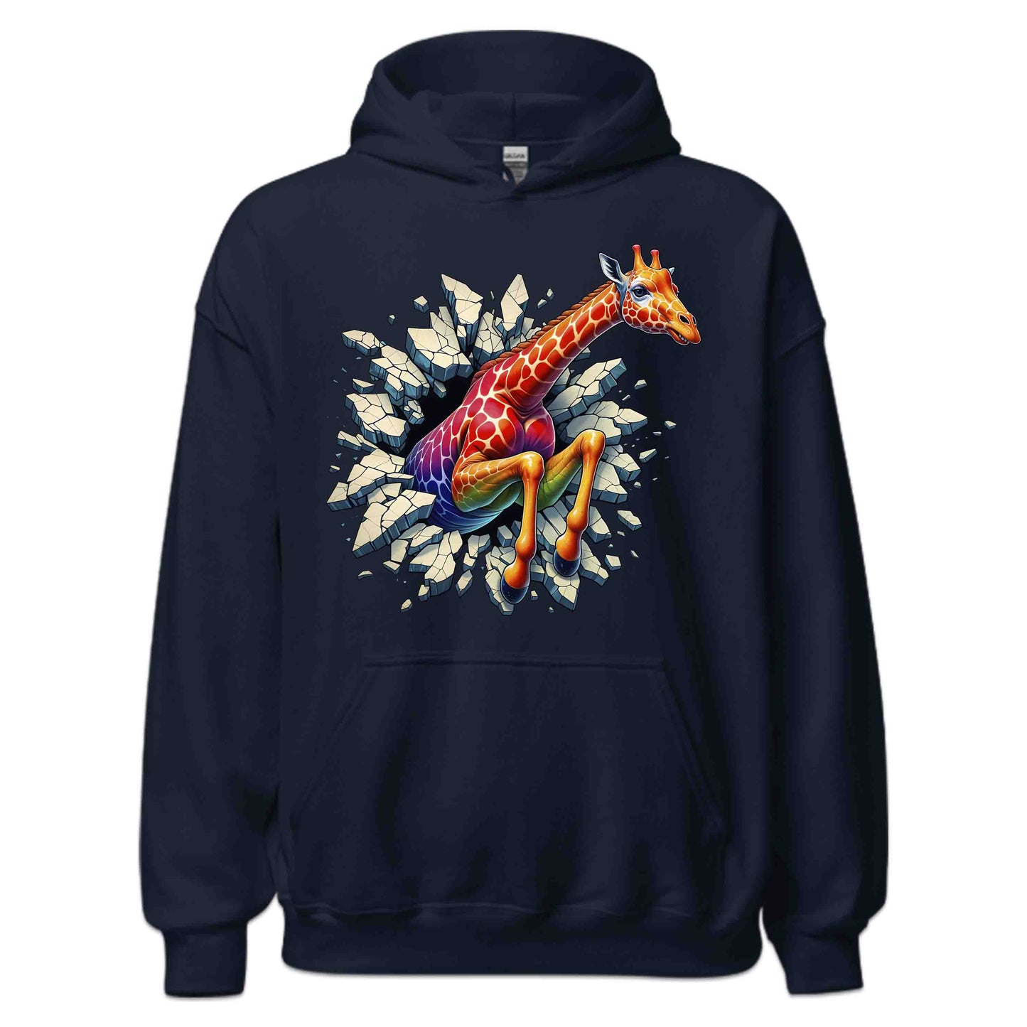 Giraffe Breaking Through Wall 3D Realistic Giraffe | PRODUCT CODE: GRFEIBRKWLD