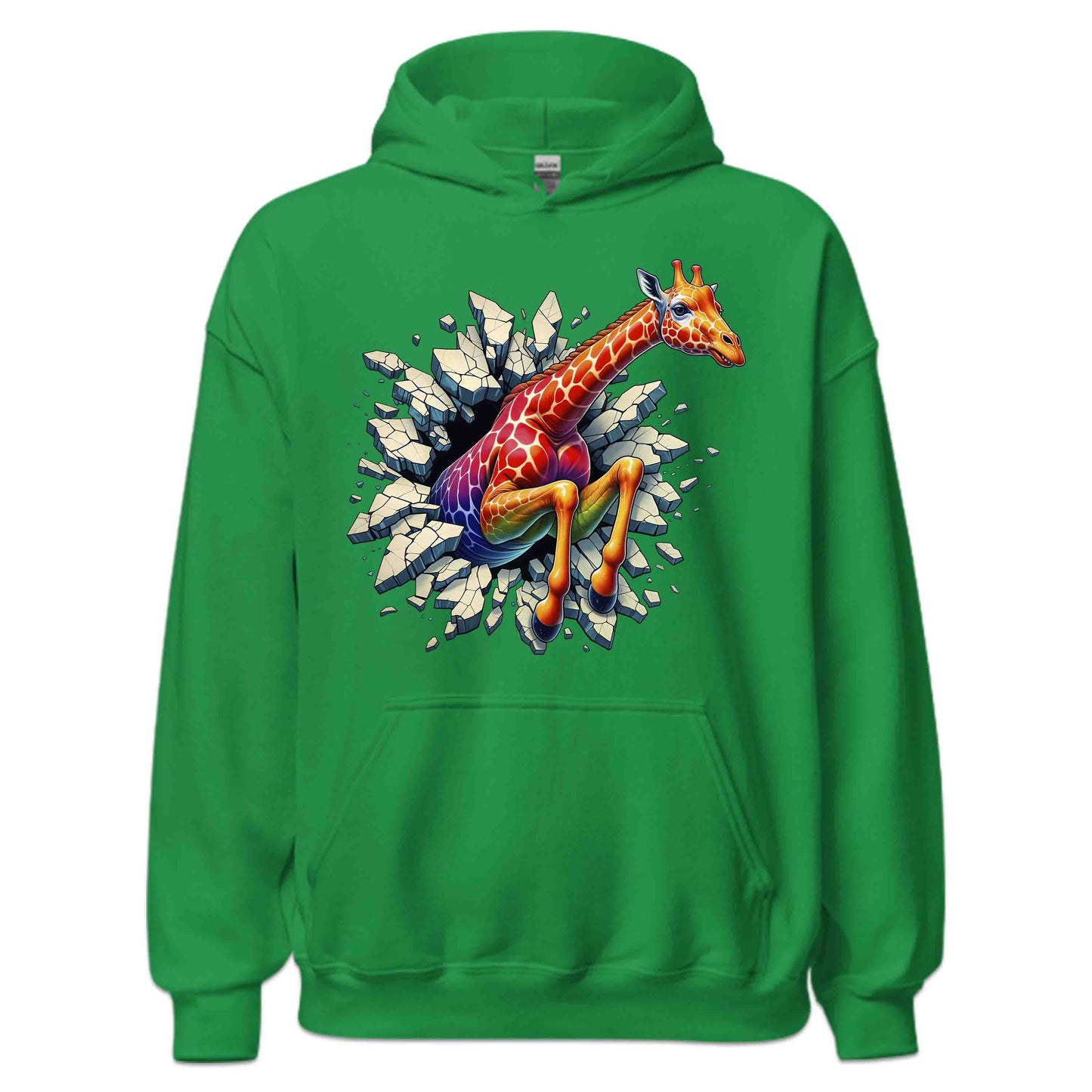 Giraffe Breaking Through Wall 3D Realistic Giraffe | PRODUCT CODE: GRFEIBRKWLD