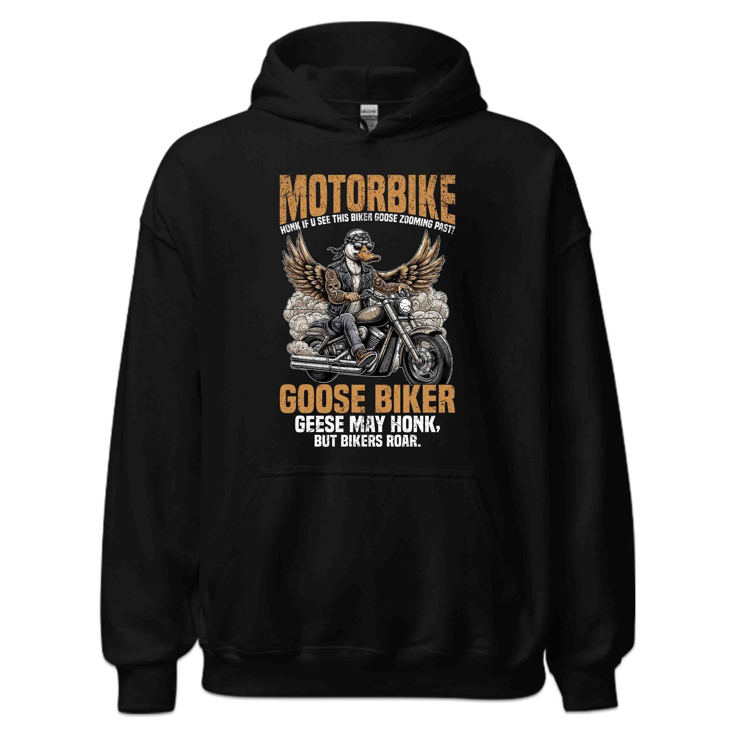 Goose Biker Animal Lover Motorcycle Goose Motorbike Honk Adventure | PRODUCT CODE: GSBKRANMWNOA
