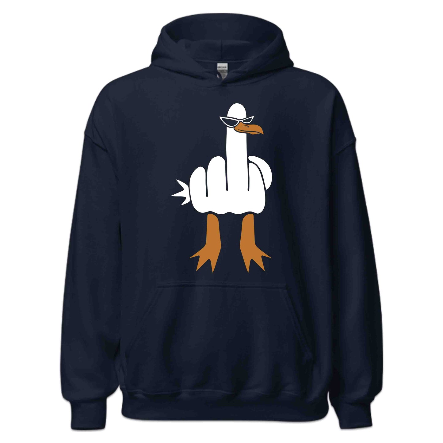 Goose Middle Finger Sarcastic Bird Gesture Humorous Goose | PRODUCT CODE: GSOEMDLFNRCB