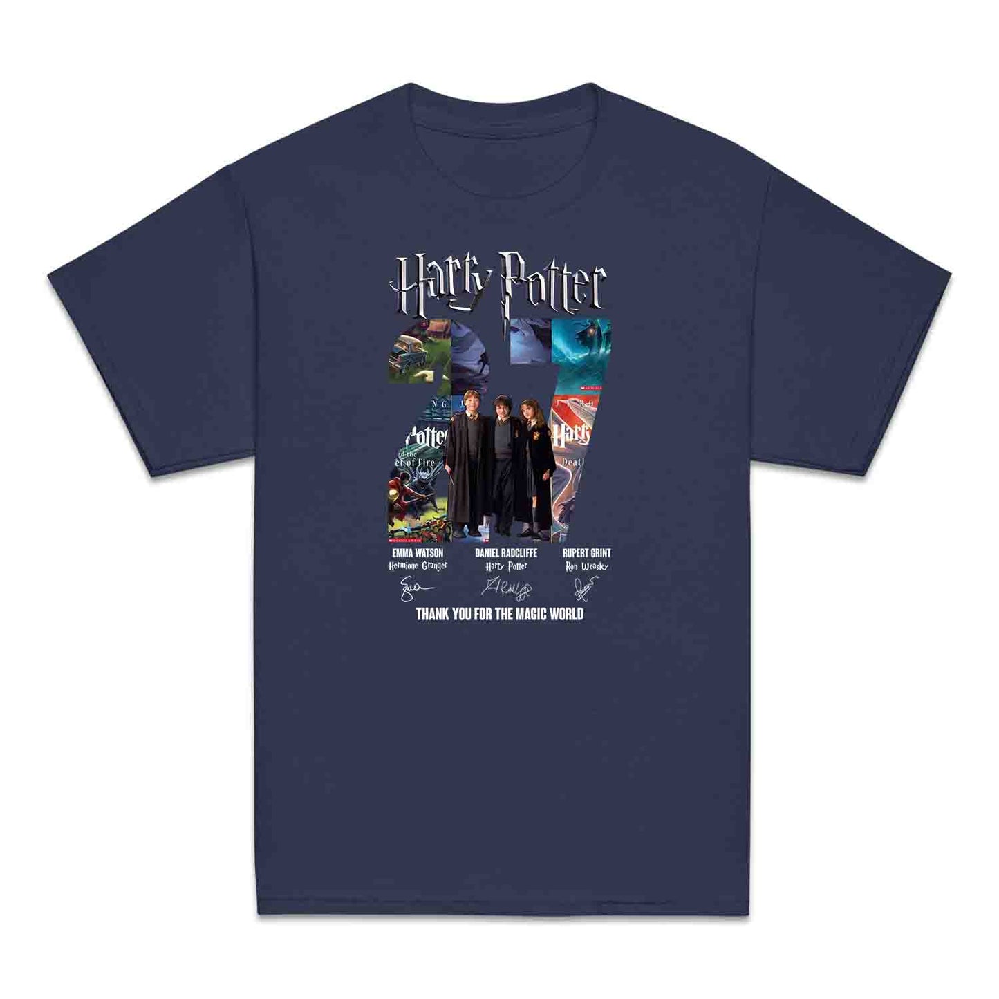 Harry Potter Book Series 27th Anniversary Kids T-Shirt, Jumper & Hoodie – Golden Trio & Wizarding World Tribute for Literary Magic Fans | PRODUCT CODE: HASDNWE