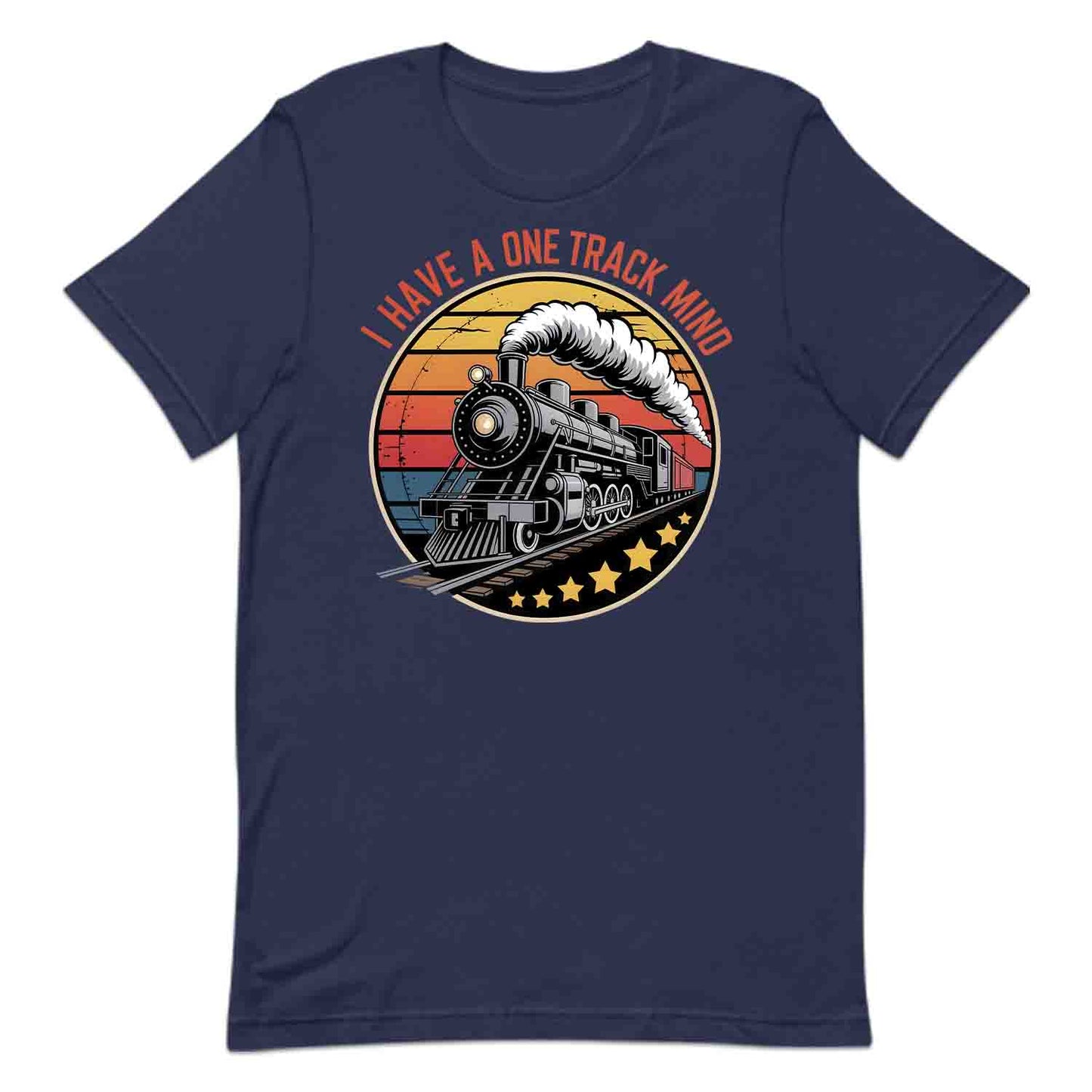 One Track Mind T-Shirt, Vintage Train Sweatshirt, Funny Railfan Hoodie | PRODUCT CODE: HBSADKJTM