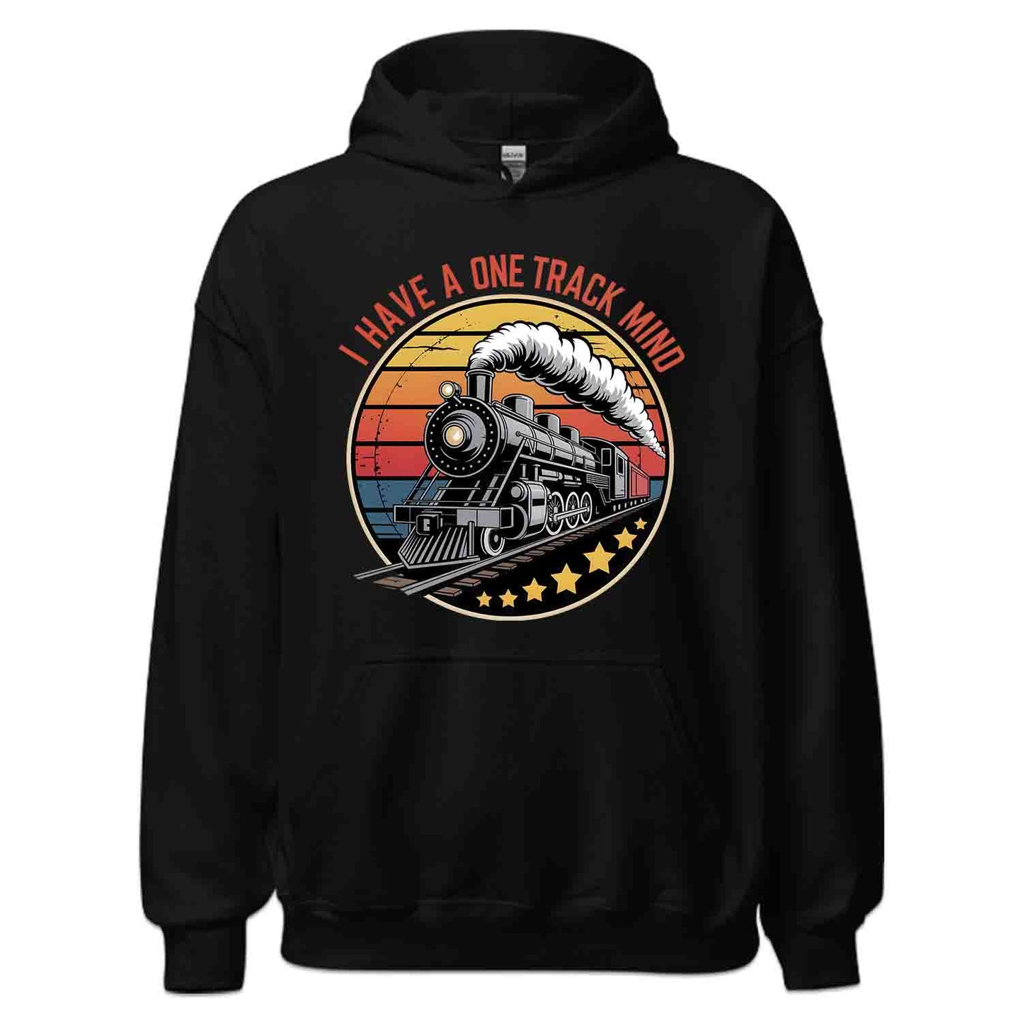 One Track Mind T-Shirt, Vintage Train Sweatshirt, Funny Railfan Hoodie | PRODUCT CODE: HBSADKJTM