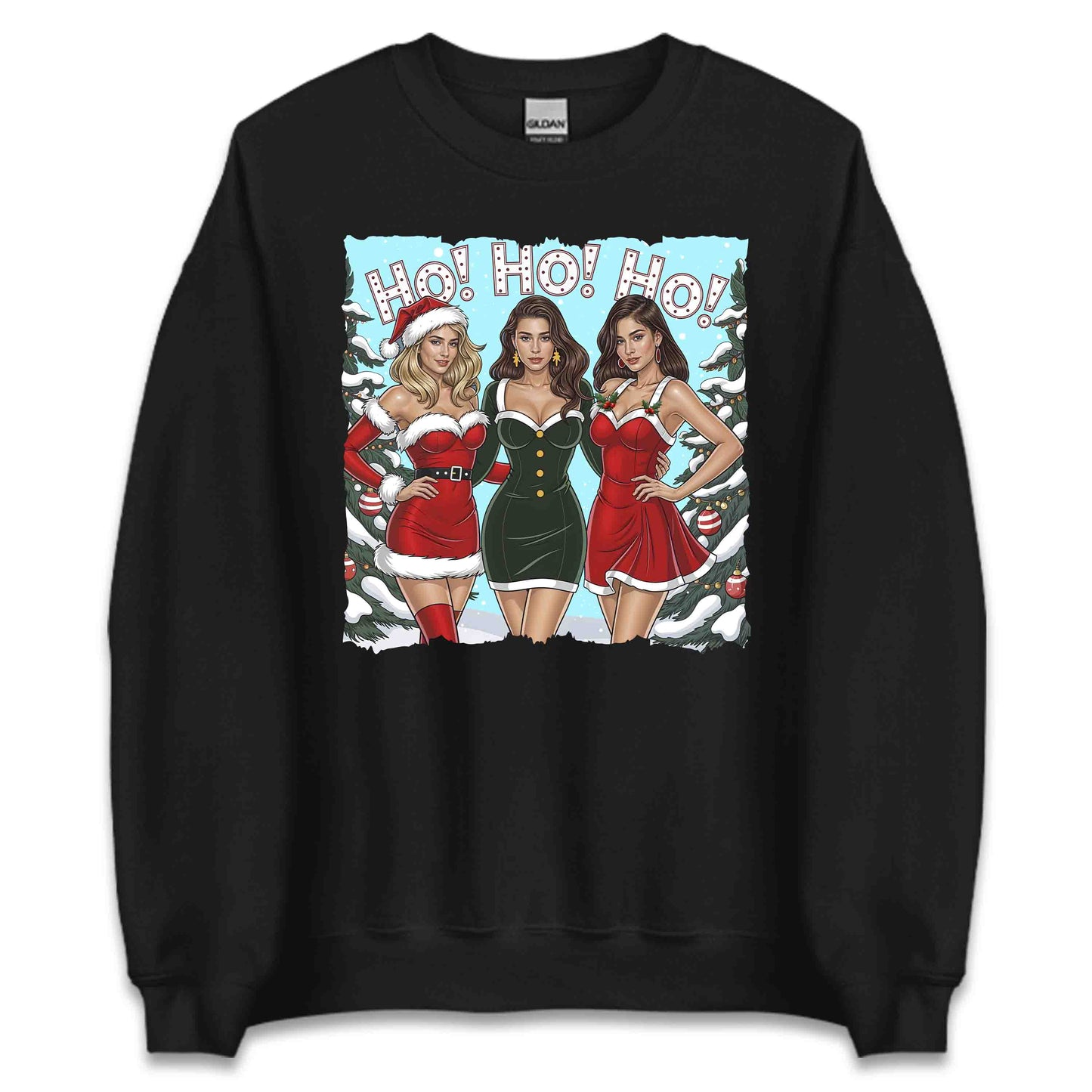 Ho Ho Ho Christmas Sexy Santa Girls Naughty Xmas | PRODUCT CODE: HCLKSNTGRLSYX