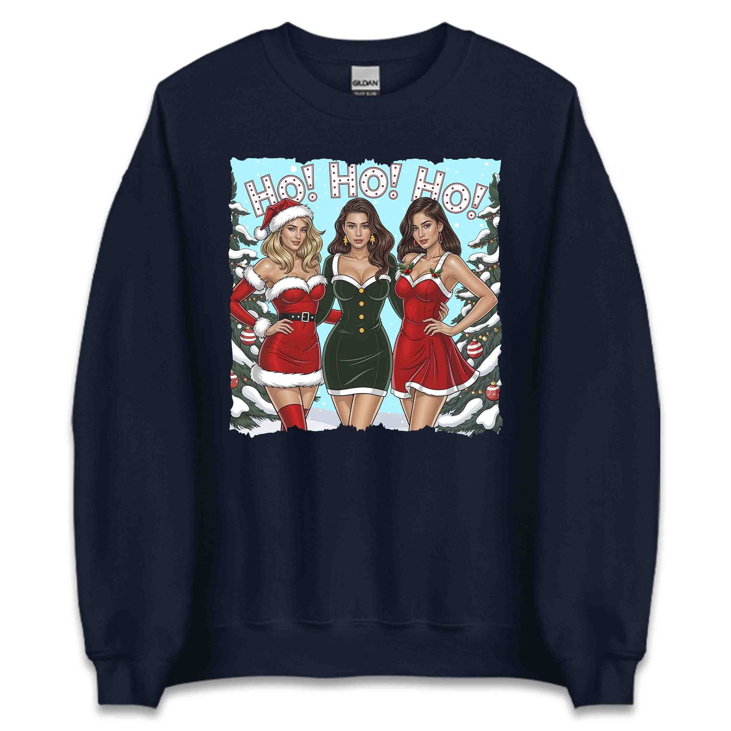 Ho Ho Ho Christmas Sexy Santa Girls Naughty Xmas | PRODUCT CODE: HCLKSNTGRLSYX