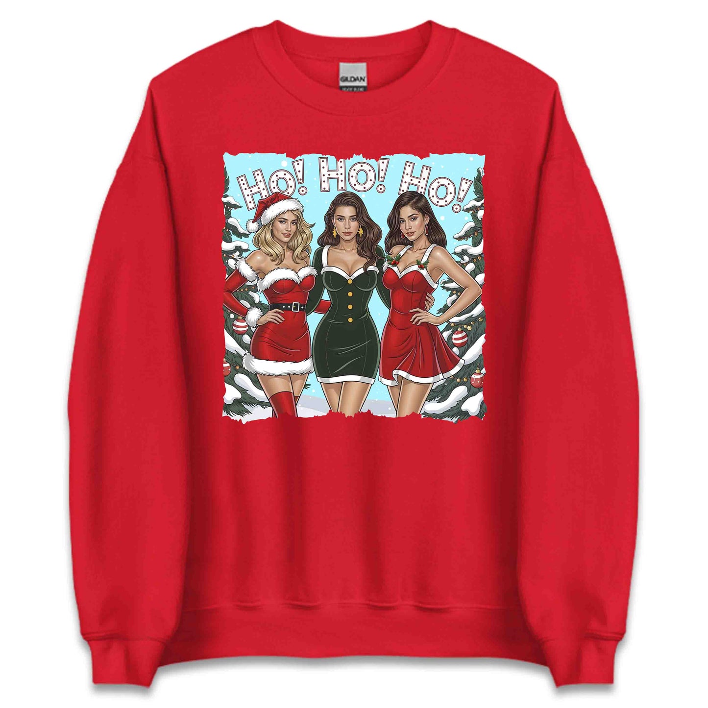 Ho Ho Ho Christmas Sexy Santa Girls Naughty Xmas | PRODUCT CODE: HCLKSNTGRLSYX