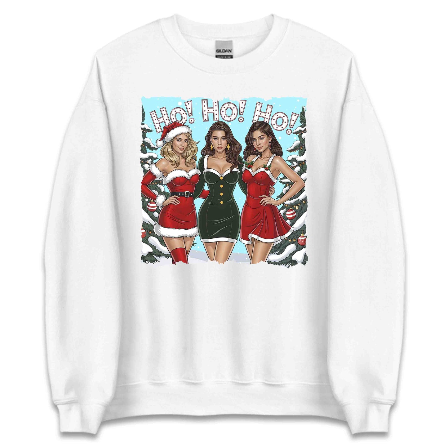 Ho Ho Ho Christmas Sexy Santa Girls Naughty Xmas | PRODUCT CODE: HCLKSNTGRLSYX