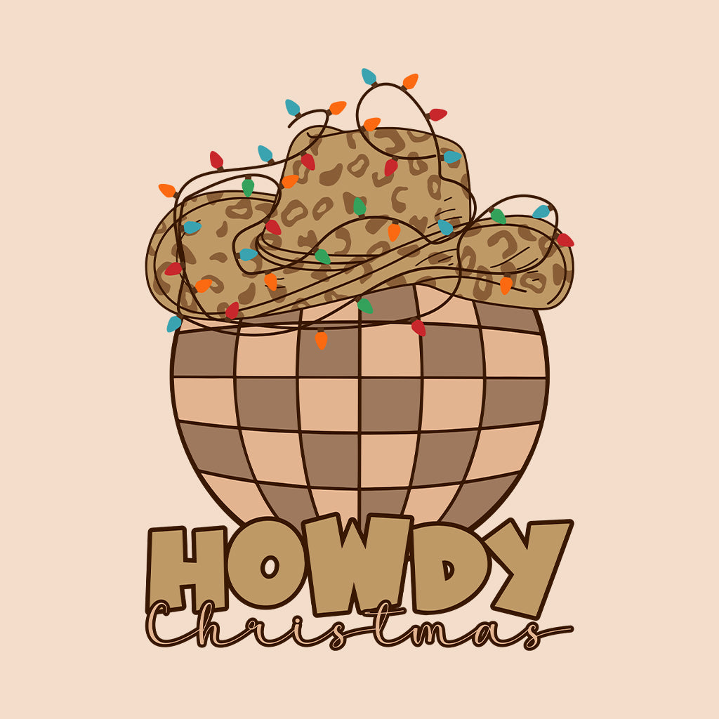Howdy Christmas Disco Ball Western Country Xmas | PRODUCT CODE: HEYSDCRHWTNM