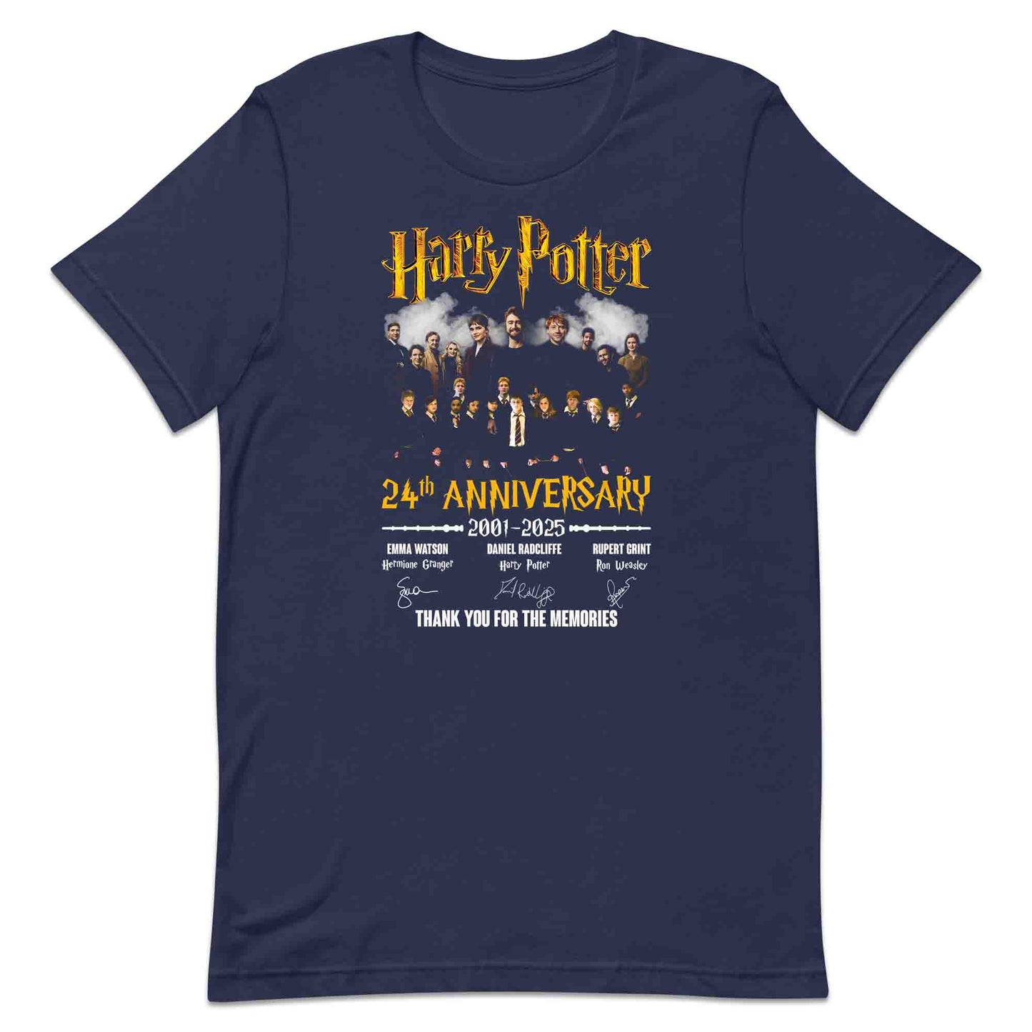 Harry Potter 24th Anniversary T-Shirt, Jumper & Hoodie – Relive the Magic (2001–2025) with Cast Tributes & Wizarding World Style | PRODUCT CODE: HJEWRINA