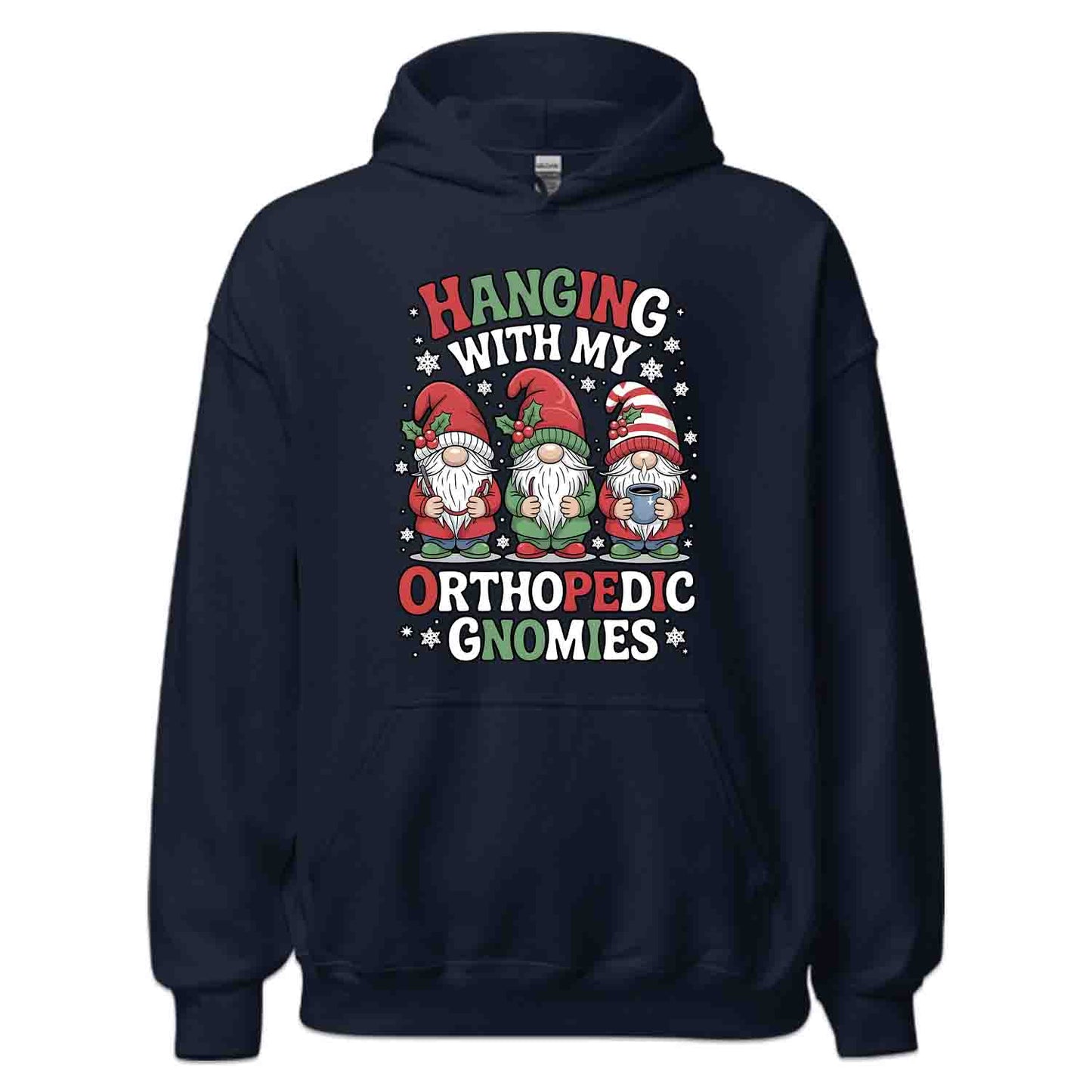 Hanging With My Orthopedic Gnomies T-Shirt, Christmas Ortho Sweatshirt, Gnome Nurse Hoodie | PRODUCT CODE: HJSADBVSDO