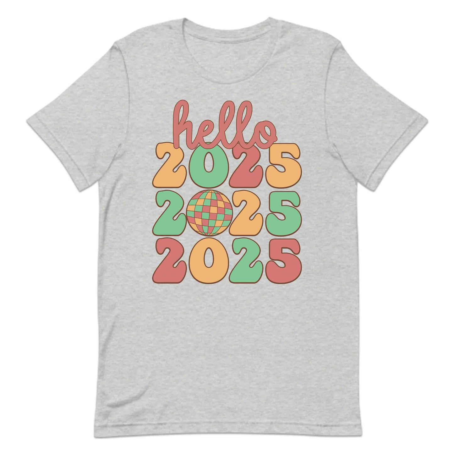 Hello 2025 Happy New Year Vintage Disco Ball NYE | PRODUCT CODE: HLOTWNFVEHP