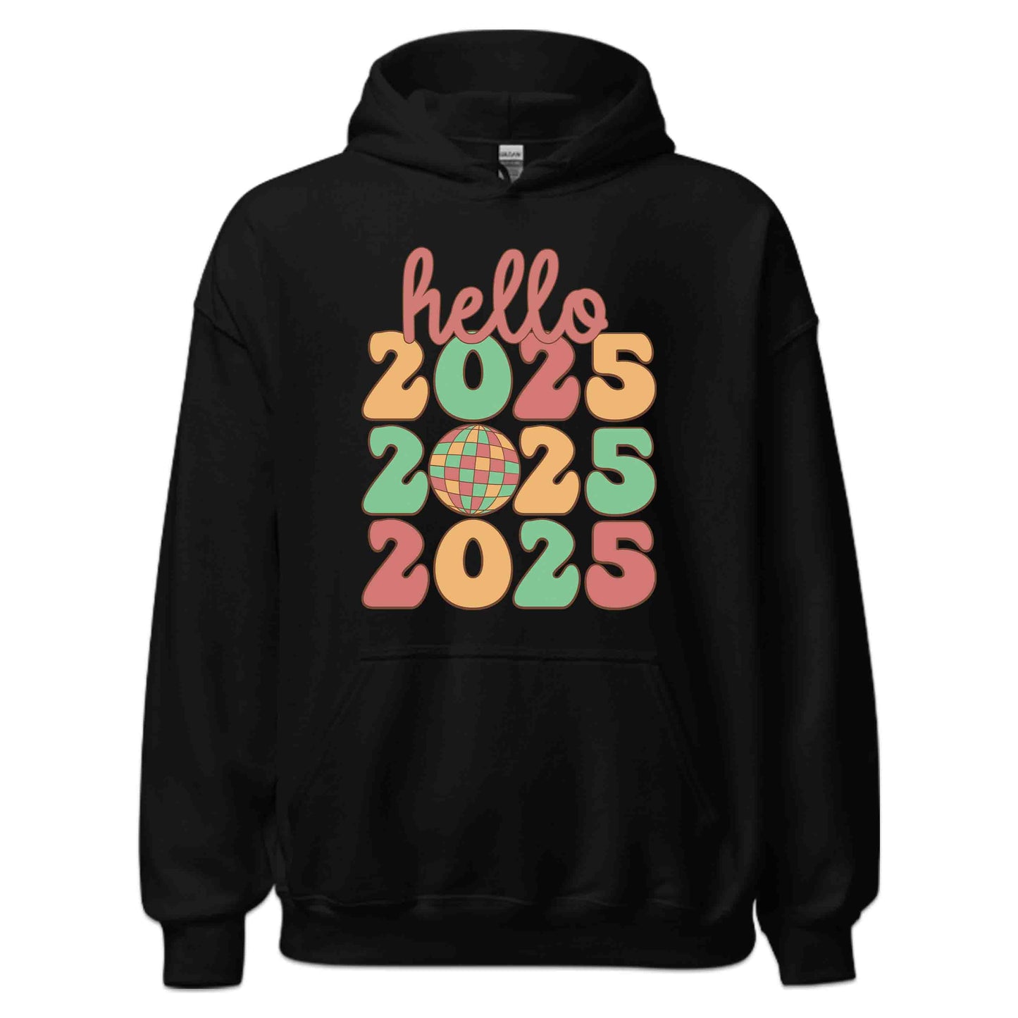 Hello 2025 Happy New Year Vintage Disco Ball NYE | PRODUCT CODE: HLOTWNFVEHP