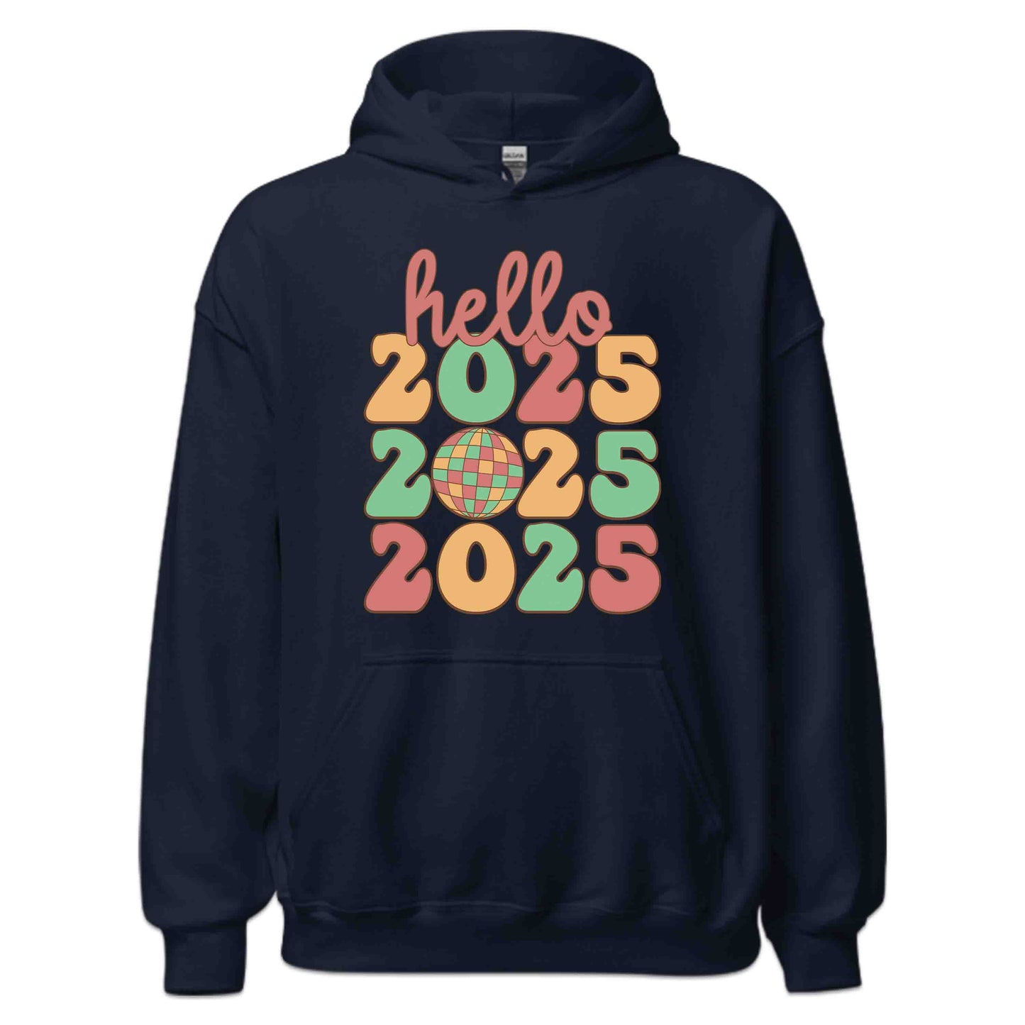 Hello 2025 Happy New Year Vintage Disco Ball NYE | PRODUCT CODE: HLOTWNFVEHP