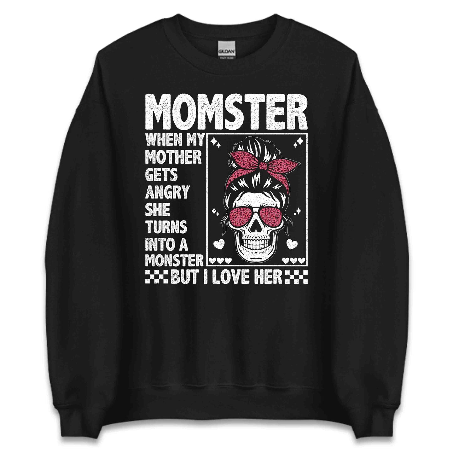 Hilarious Momster Skull Edgy Mother's Day | PRODUCT CODE: HLRCSMOEDYAL