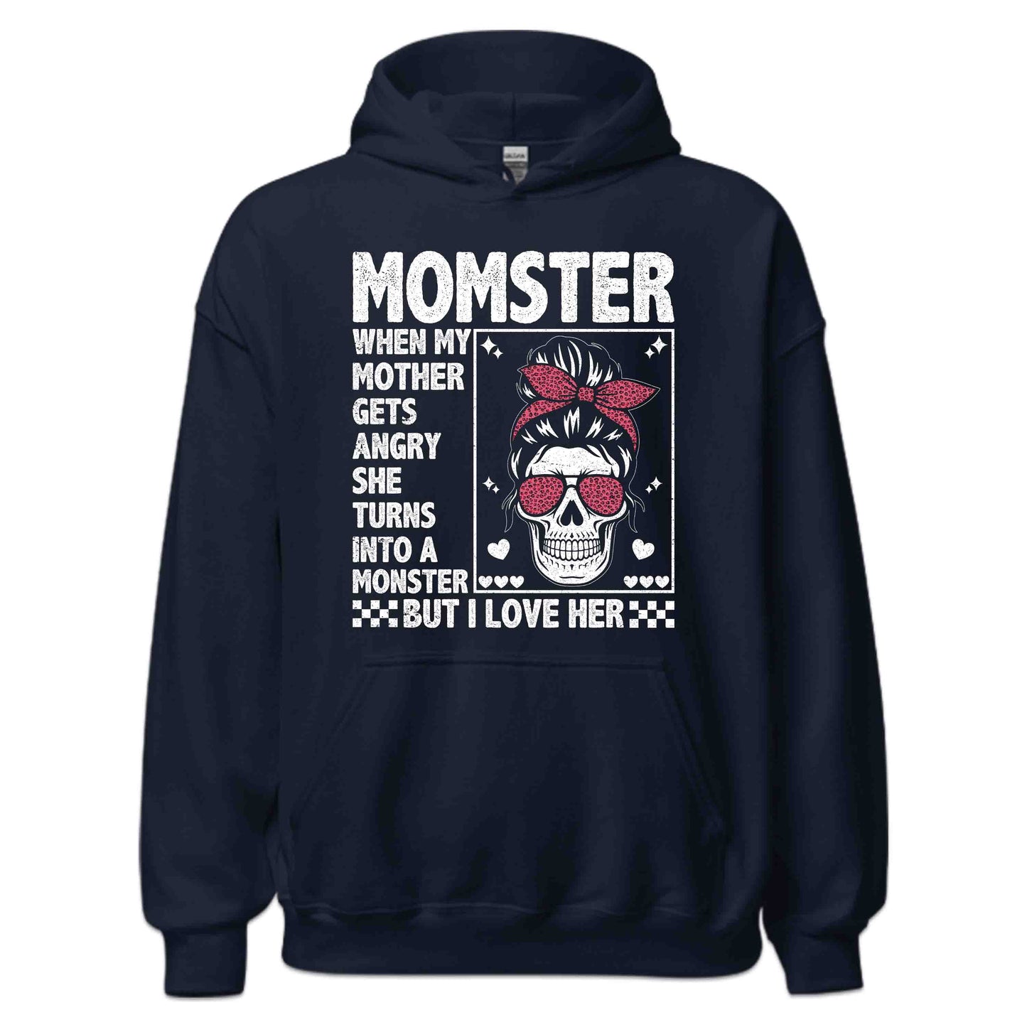 Hilarious Momster Skull Edgy Mother's Day | PRODUCT CODE: HLRCSMOEDYAL