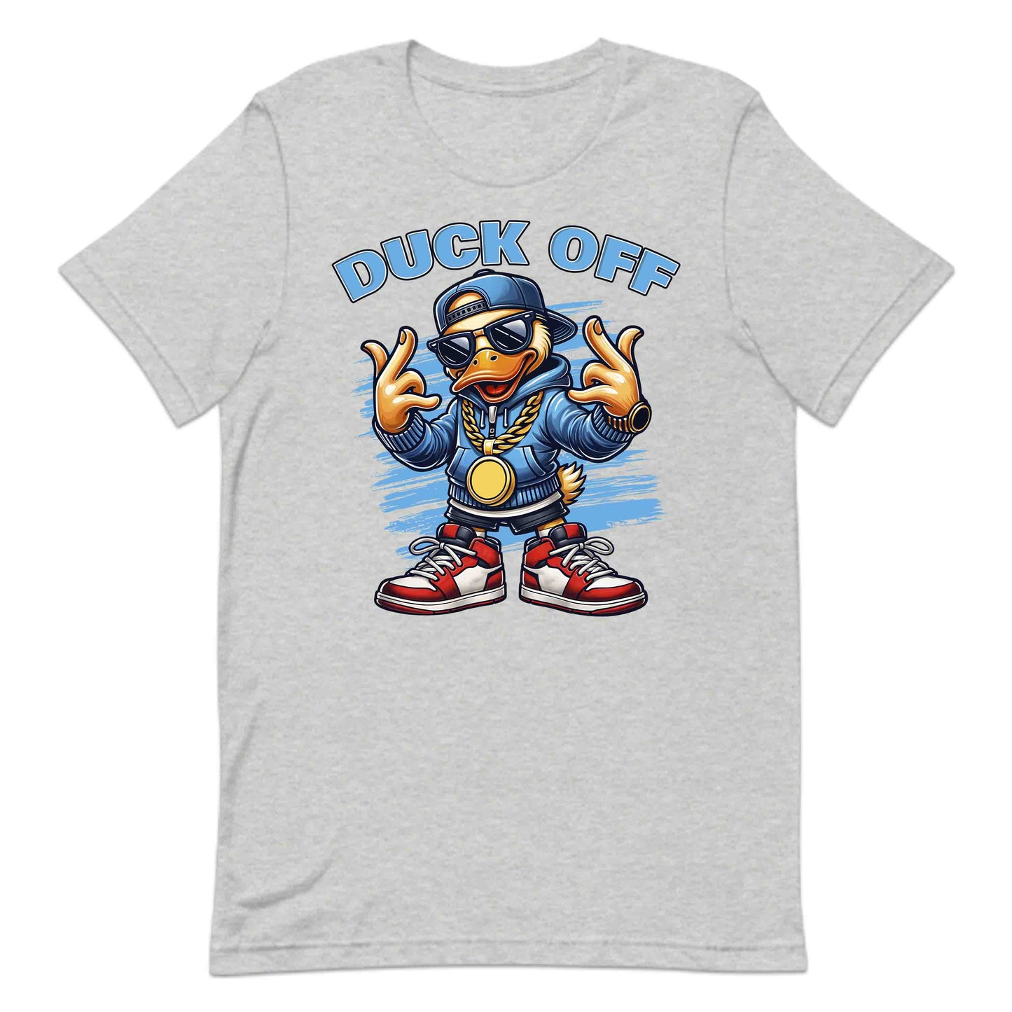 Hilarious Duck Off Cartoon Duck Hip-Hop Style Duck in Gold Chains & Sneakers | PRODUCT CODE: HLRSOUDKCFO