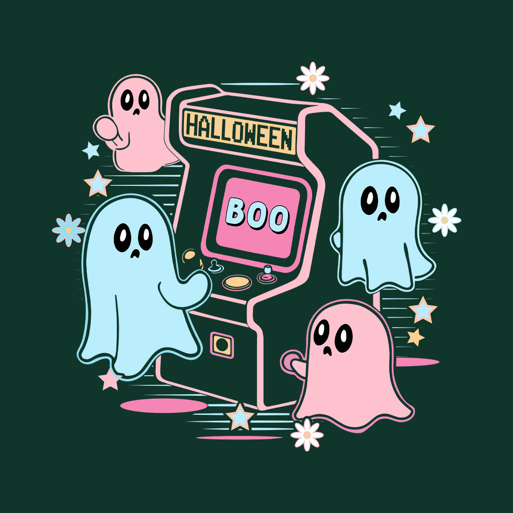 Boo Arcade Machine Spooky Retro Gaming Halloween | PRODUCT CODE: HLWBACRGMR