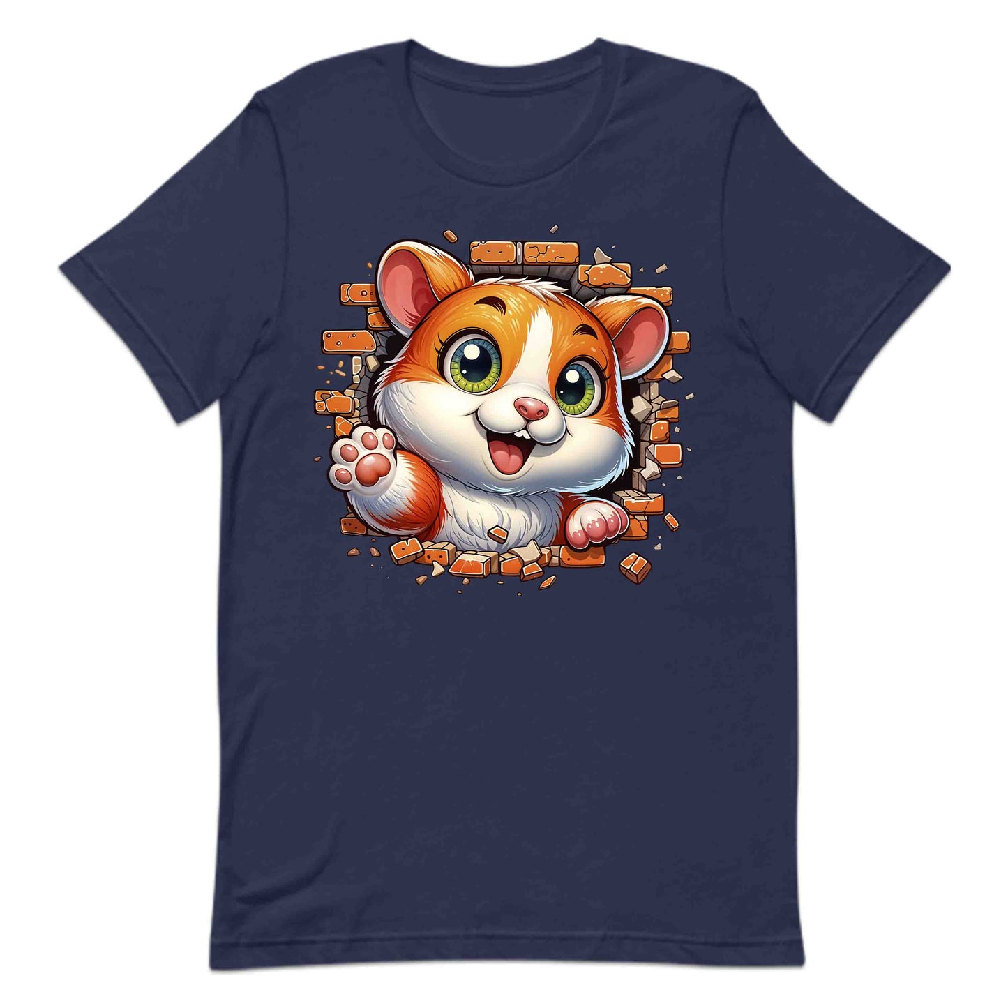 Hamster Breaking Through Brick Wall 3D Realistic Hamster | PRODUCT CODE: HMSBRKTHDEAN