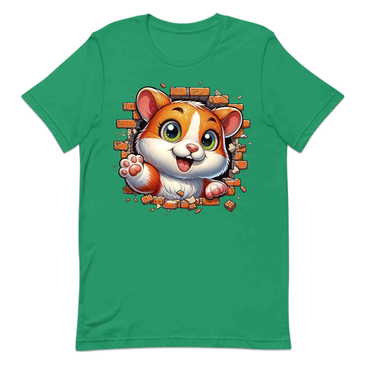 Hamster Breaking Through Brick Wall 3D Realistic Hamster | PRODUCT CODE: HMSBRKTHDEAN