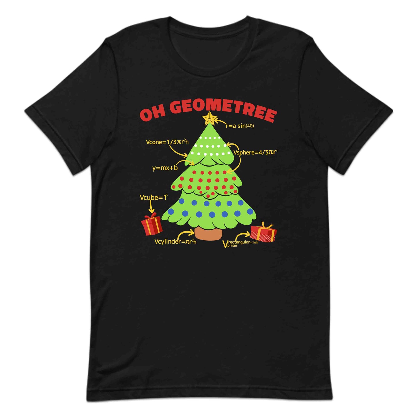 Oh Geometree! Christmas Tree Festive Xmas Holiday Math Lover | PRODUCT CODE: HOGMTRECHMA