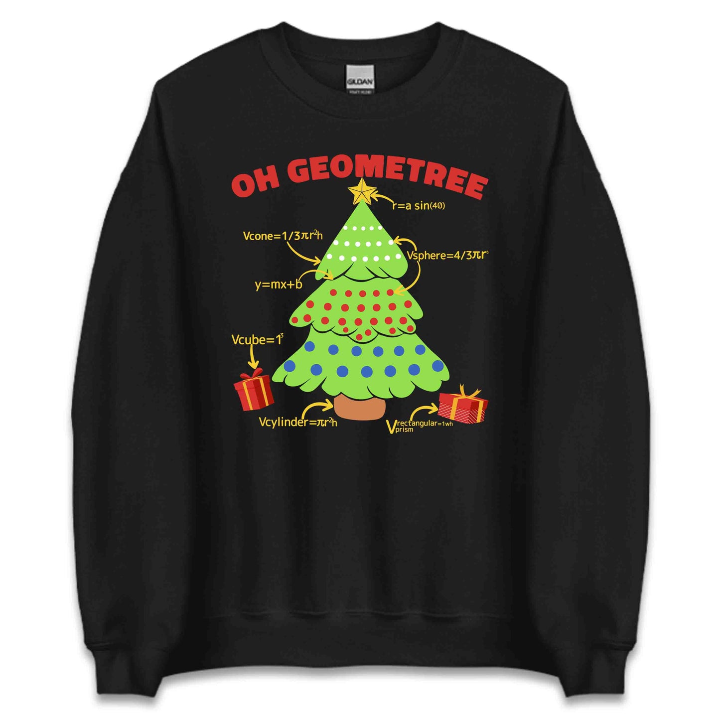 Oh Geometree! Christmas Tree Festive Xmas Holiday Math Lover | PRODUCT CODE: HOGMTRECHMA