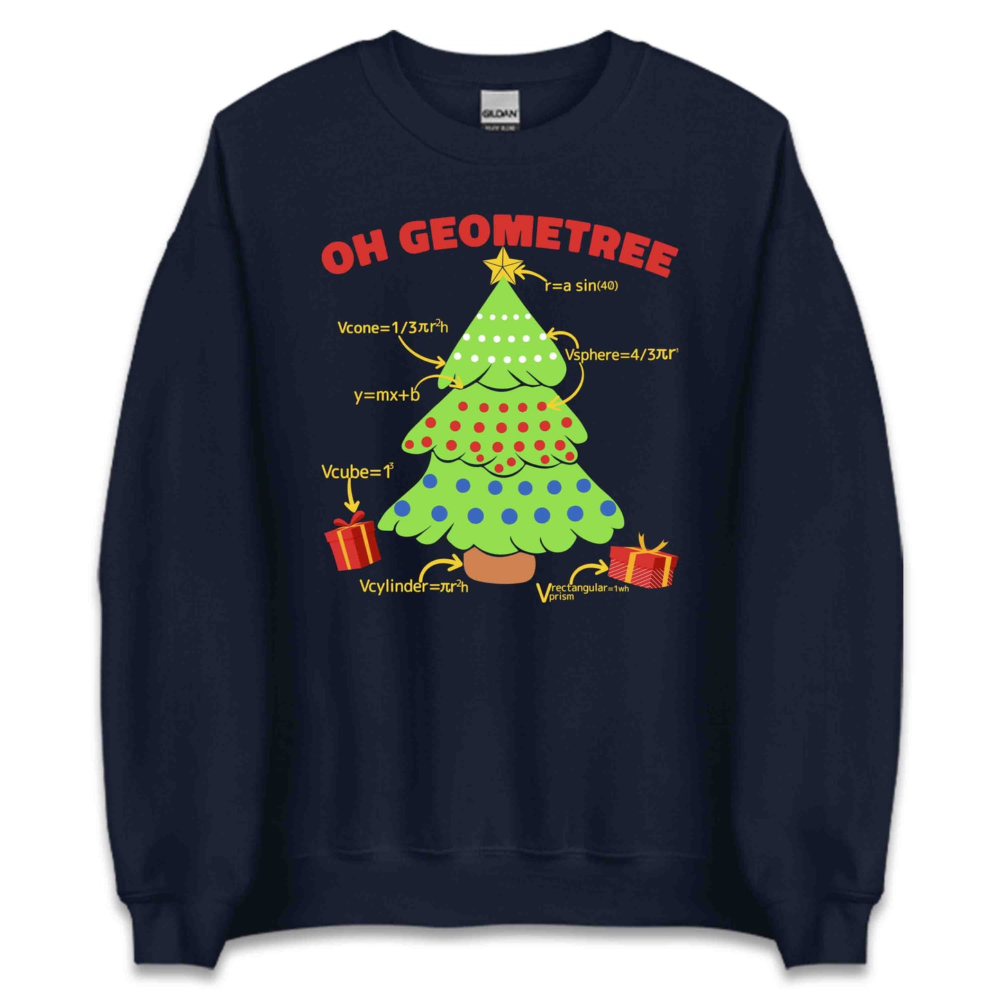 Oh Geometree! Christmas Tree Festive Xmas Holiday Math Lover | PRODUCT CODE: HOGMTRECHMA
