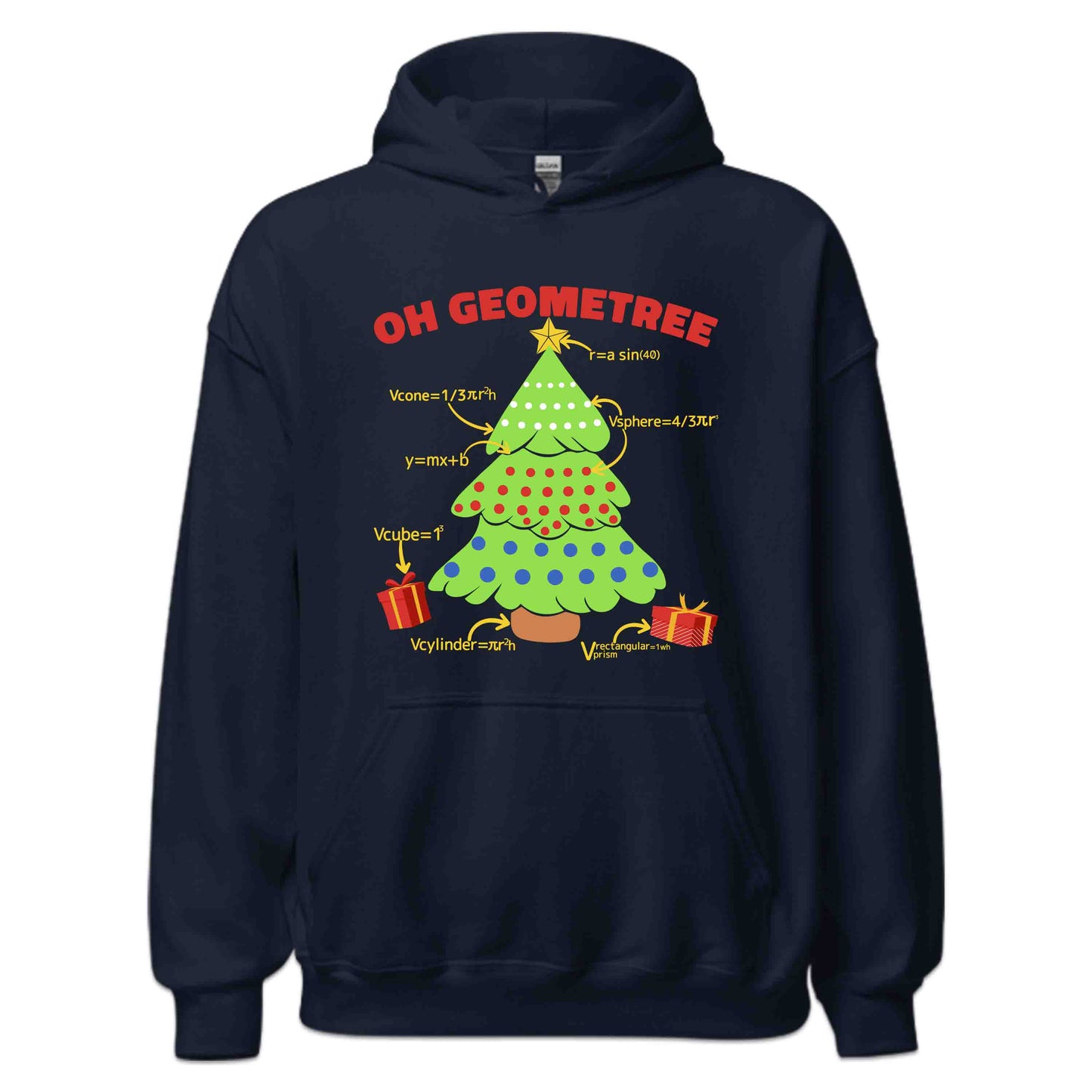Oh Geometree! Christmas Tree Festive Xmas Holiday Math Lover | PRODUCT CODE: HOGMTRECHMA