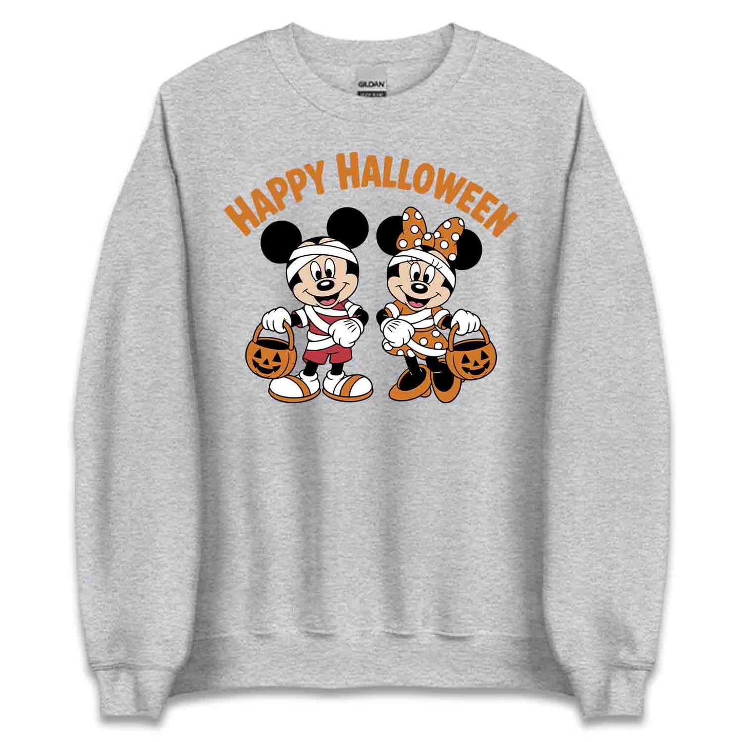 Happy Halloween Mummy Duo T-Shirt, Mickey & Minnie Sweatshirt, Disney Trick-or-Treat Hoodie | PRODUCT CODE: HORQWVDUM
