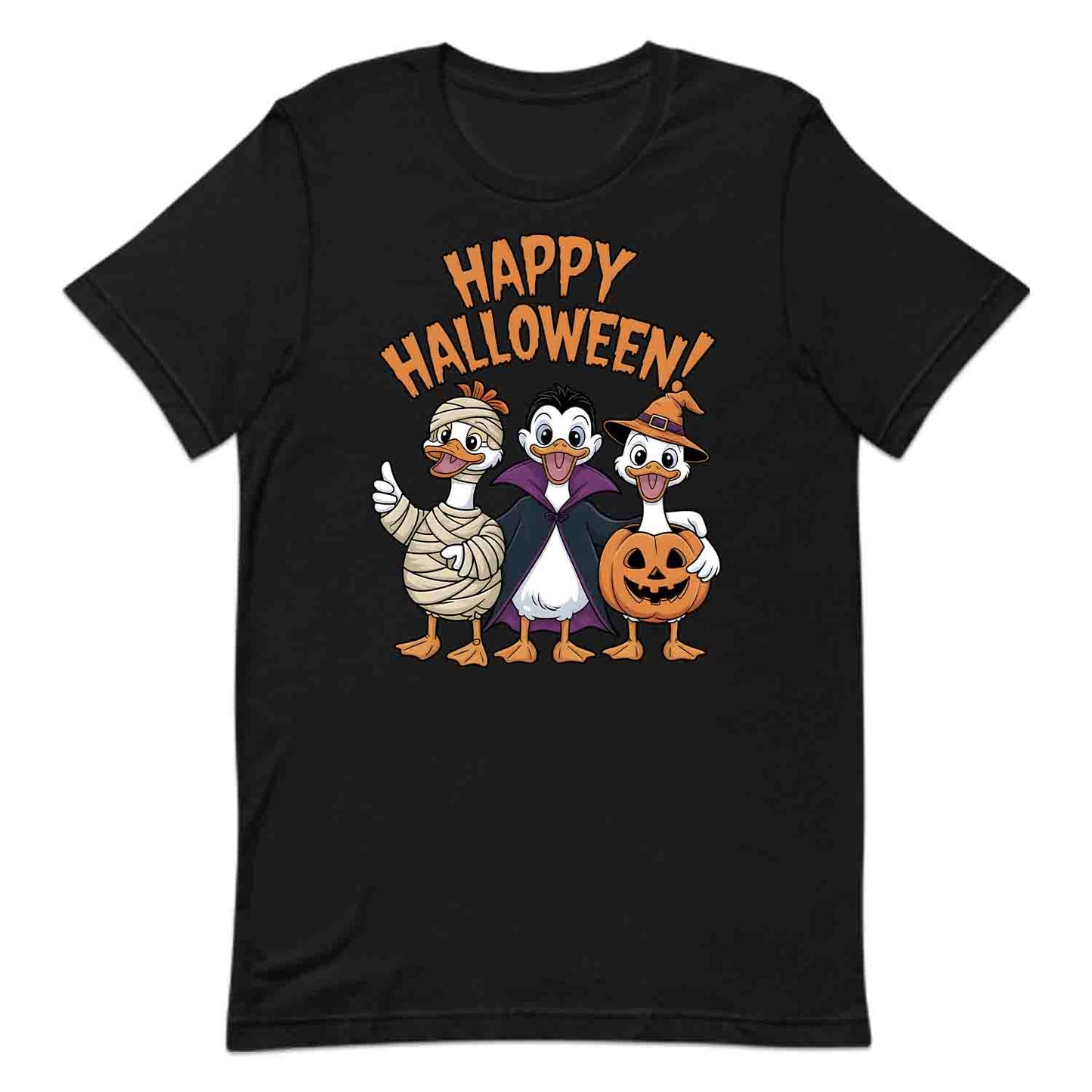 Happy Halloween Duck T-Shirt, Spooky Costume Sweatshirt, Pumpkin Vampire Hoodie | PRODUCT CODE: HOTJDSKCY