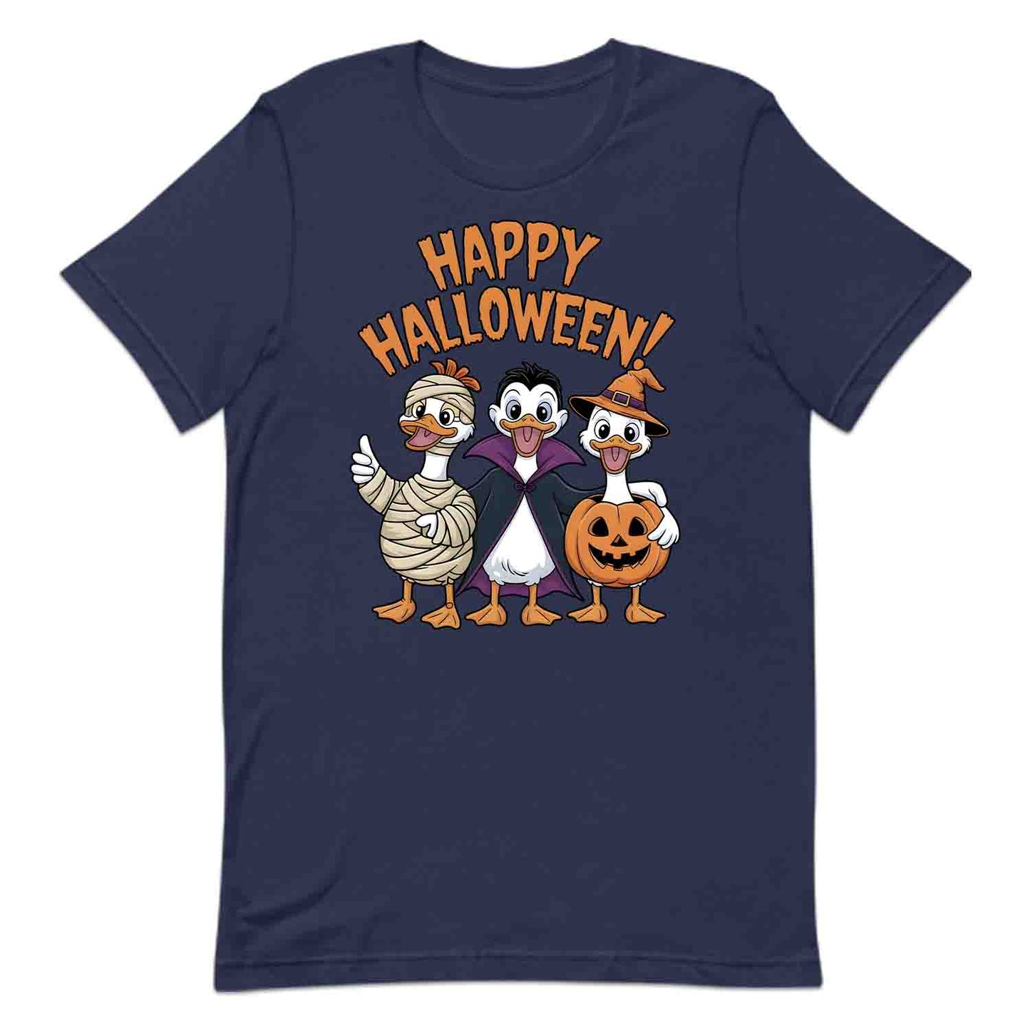 Happy Halloween Duck T-Shirt, Spooky Costume Sweatshirt, Pumpkin Vampire Hoodie | PRODUCT CODE: HOTJDSKCY